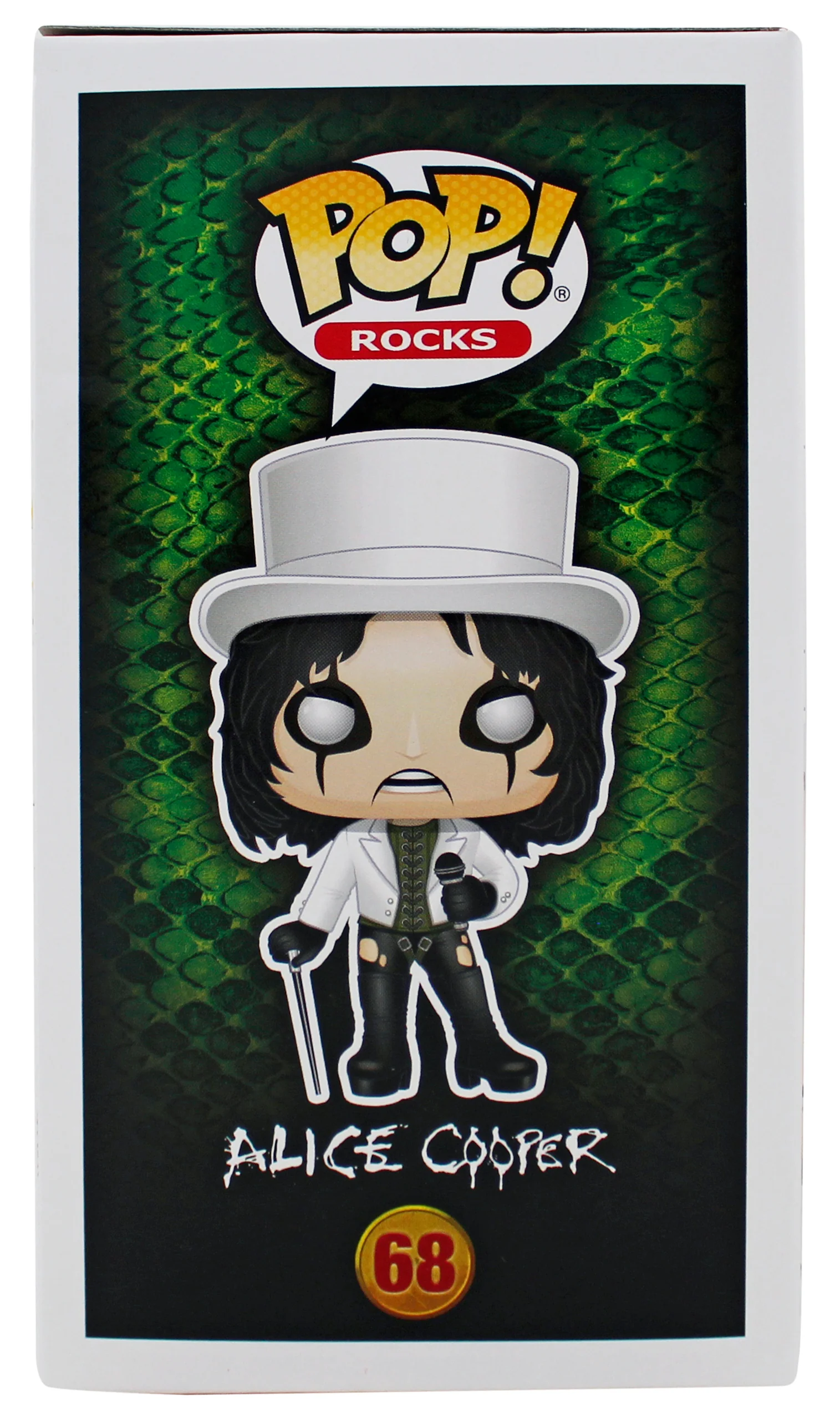 Alice Cooper "Schools Out" Signed Funko Pop Vinyl Figure #68 w/ Red Sig BAS Wit - Image 6
