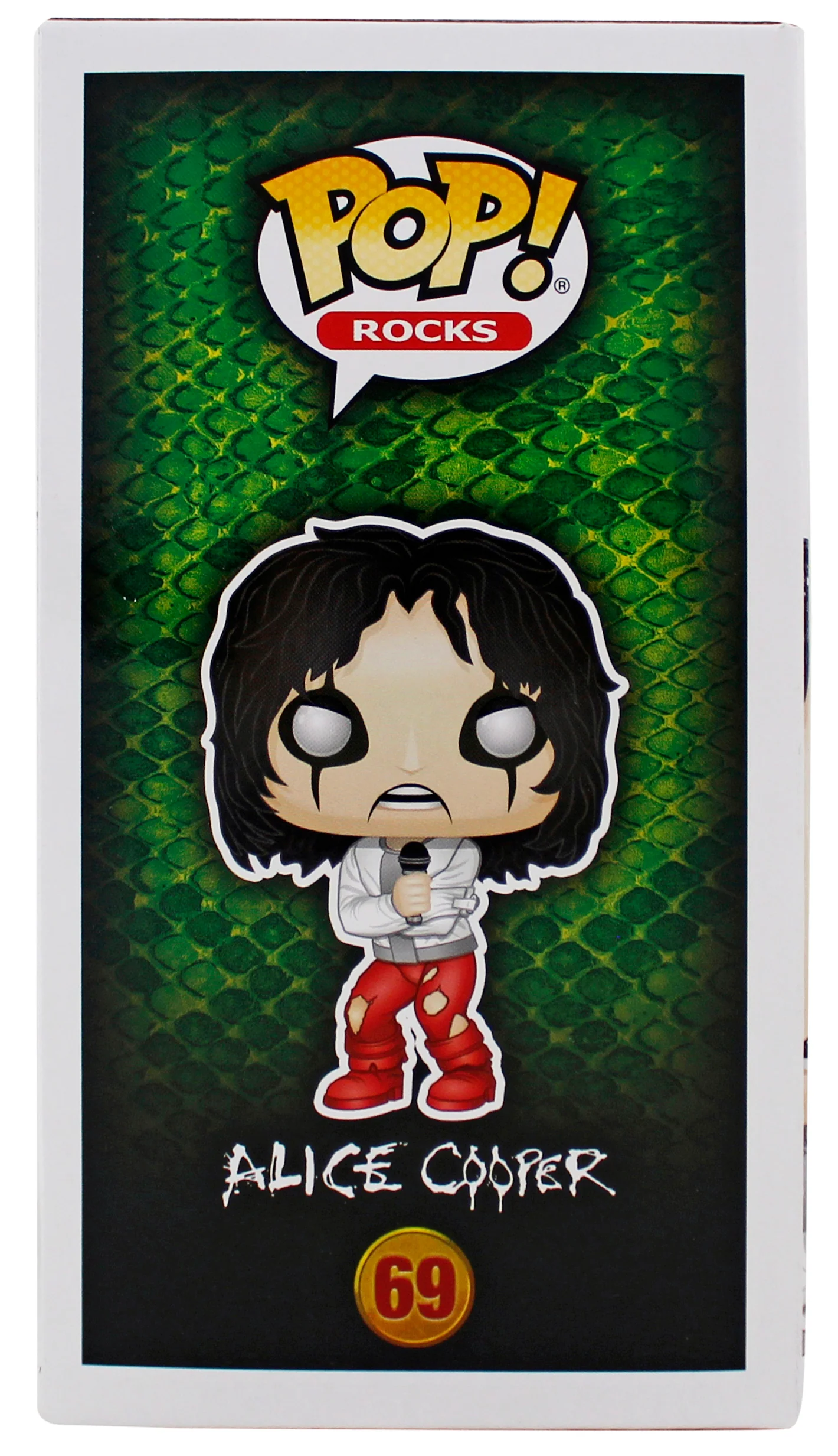 Alice Cooper "Schools Out" Signed Funko Pop Vinyl Figure #69 w/ Blue Sig BAS Wit - Image 6