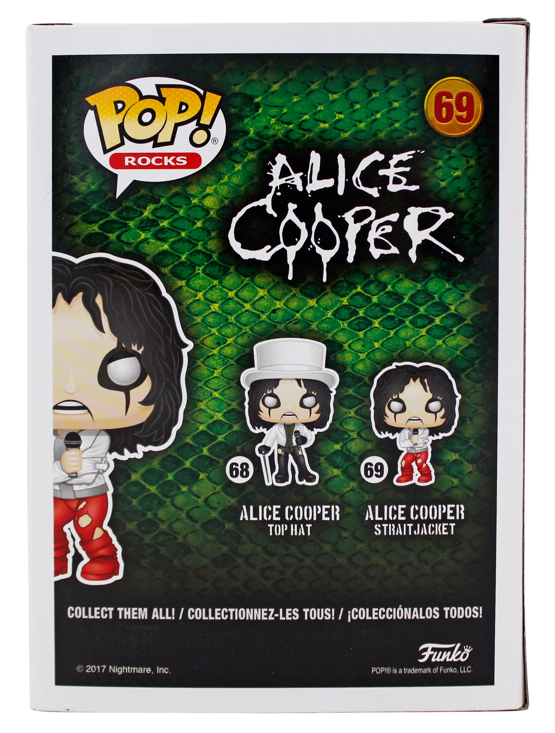 Alice Cooper "Schools Out" Signed Funko Pop Vinyl Figure #69 w/ Red Sig BAS Wit - Image 5