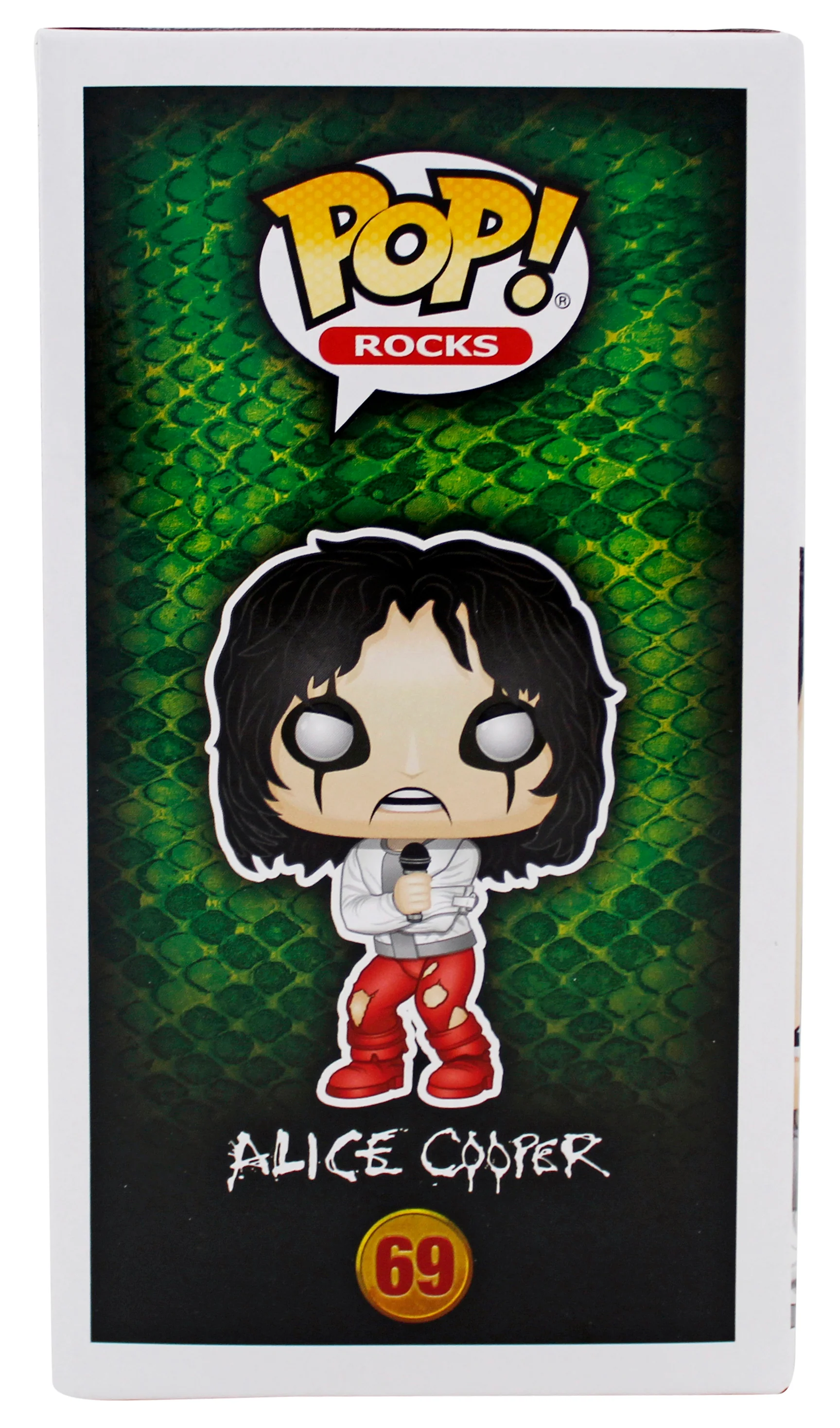 Alice Cooper "Schools Out" Signed Funko Pop Vinyl Figure #69 w/ Red Sig BAS Wit - Image 6