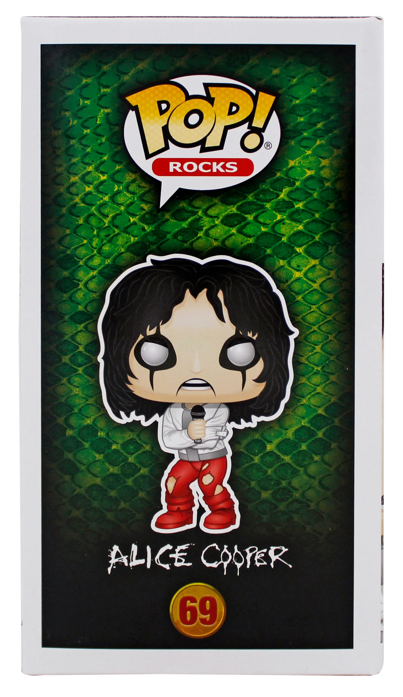 Alice Cooper "Schools Out" Signed Funko Pop Vinyl Figure #69 w/ White Sig BAS W - Image 6