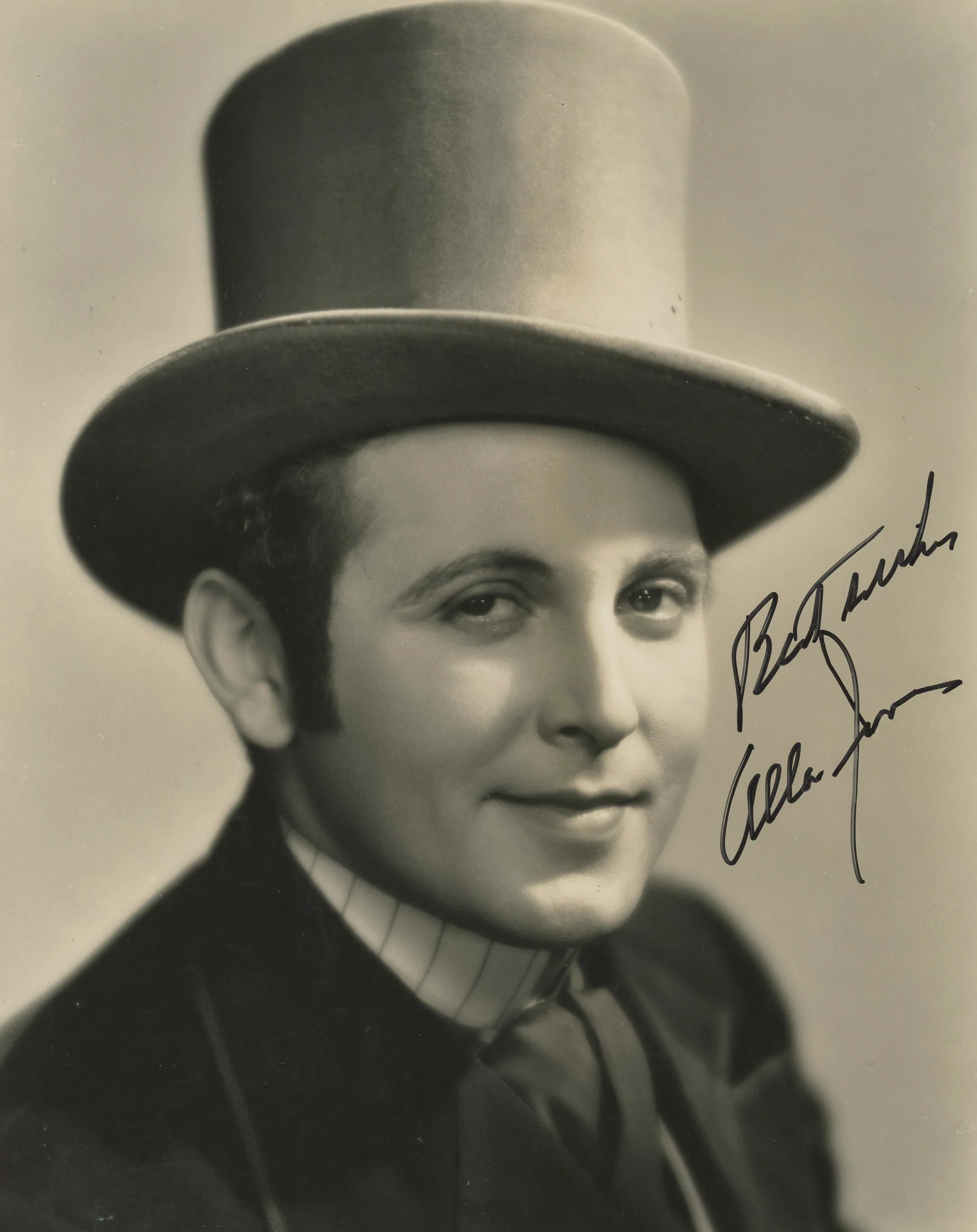 Allan Jones A Night at the Opera "Best Wishes" Signed 7.5x10 Photo BAS #BN29217 - Image 2
