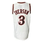Allen Iverson Signed Custom White Pro-Style Basketball Jersey JSA ITP - Image 5