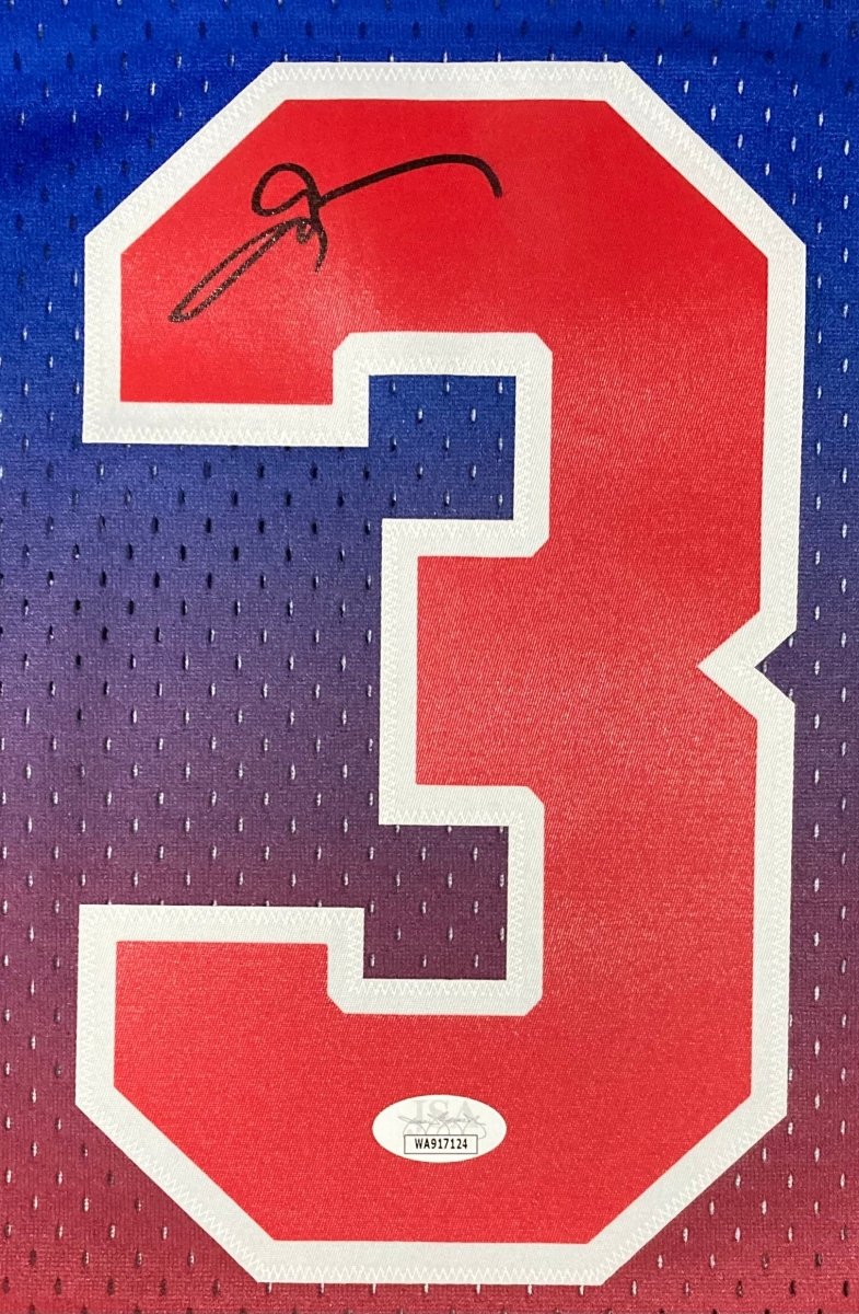 Allen Iverson Signed Philadelphia 76ers 1996-97 M&N HWC Swingman Jersey JSA ITP - Image 2