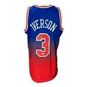 Allen Iverson Signed Philadelphia 76ers 1996-97 M&N HWC Swingman Jersey JSA ITP - Image 6