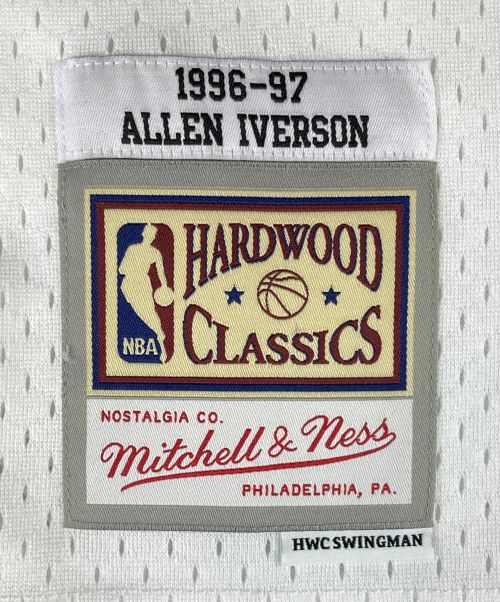 Allen Iverson Signed Philadelphia 76ers 96/97 White M&N HWC Swingman Jersey BAS - Image 4