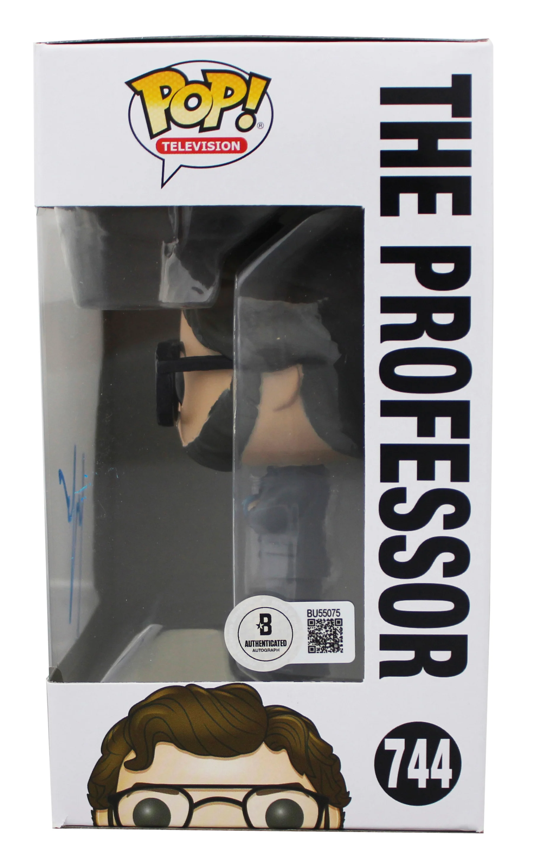 Alvaro Morte Signed The Professor #744 Funko Pop Vinyl Figure BAS #BU55075 - Image 4