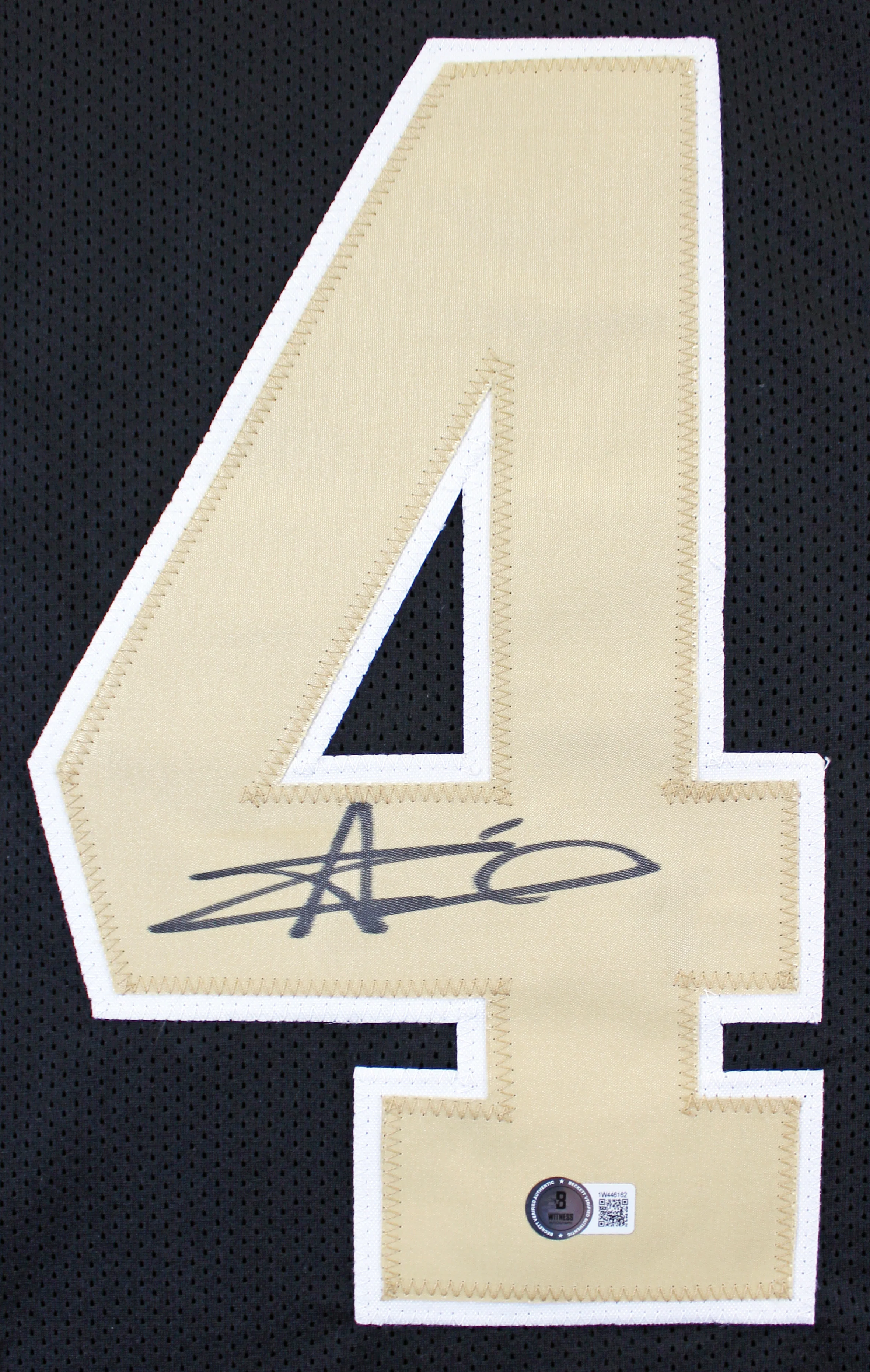 Alvin Kamara Authentic Signed Black Pro Style Jersey Autographed BAS Witnessed - Image 3