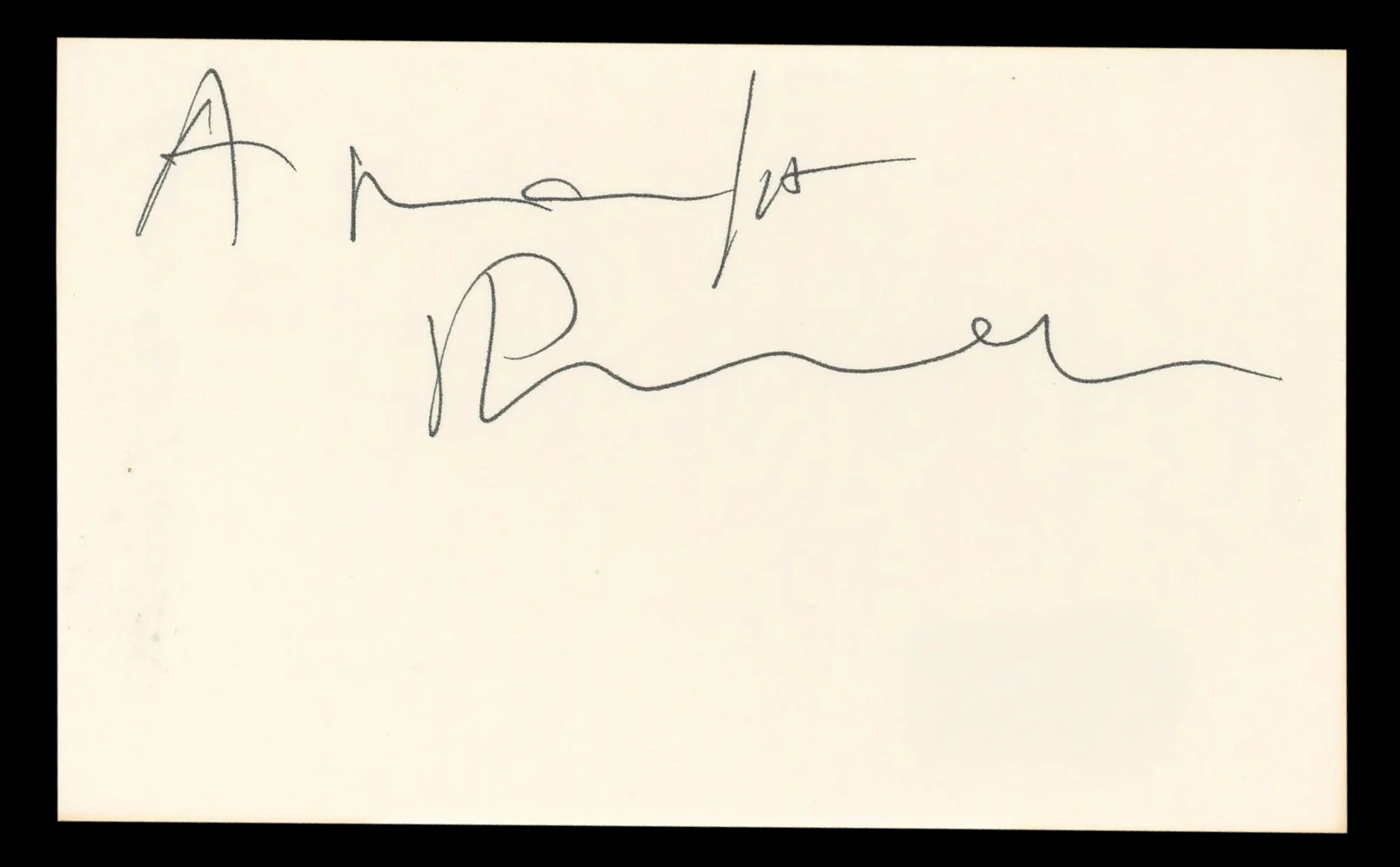 Amanda Plummer Pulp Fiction Authentic Signed 3x5 Index Card BAS #BL98845