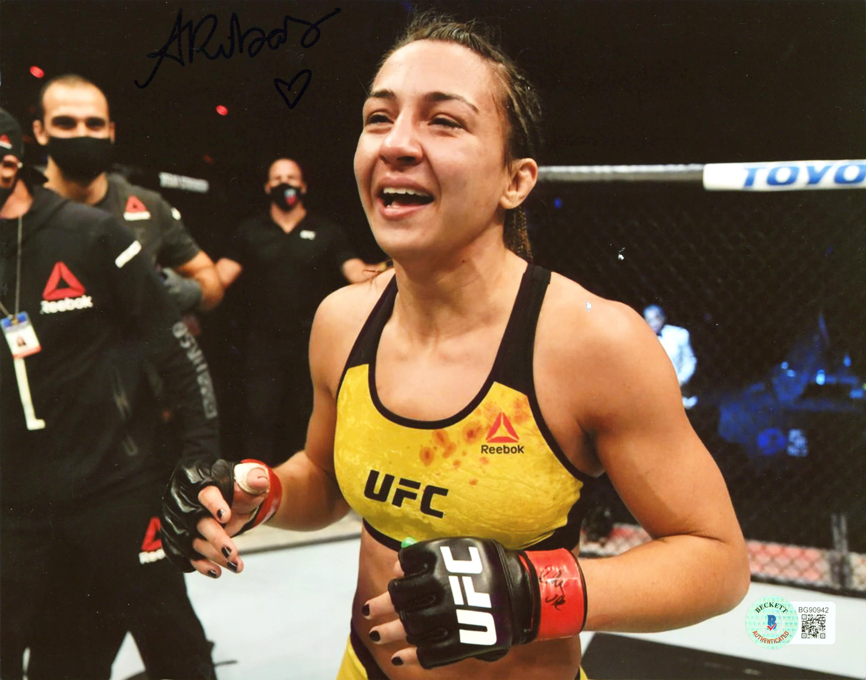 Amanda Ribas MMA Authentic Signed 8x10 Photo Autographed BAS #BG90942