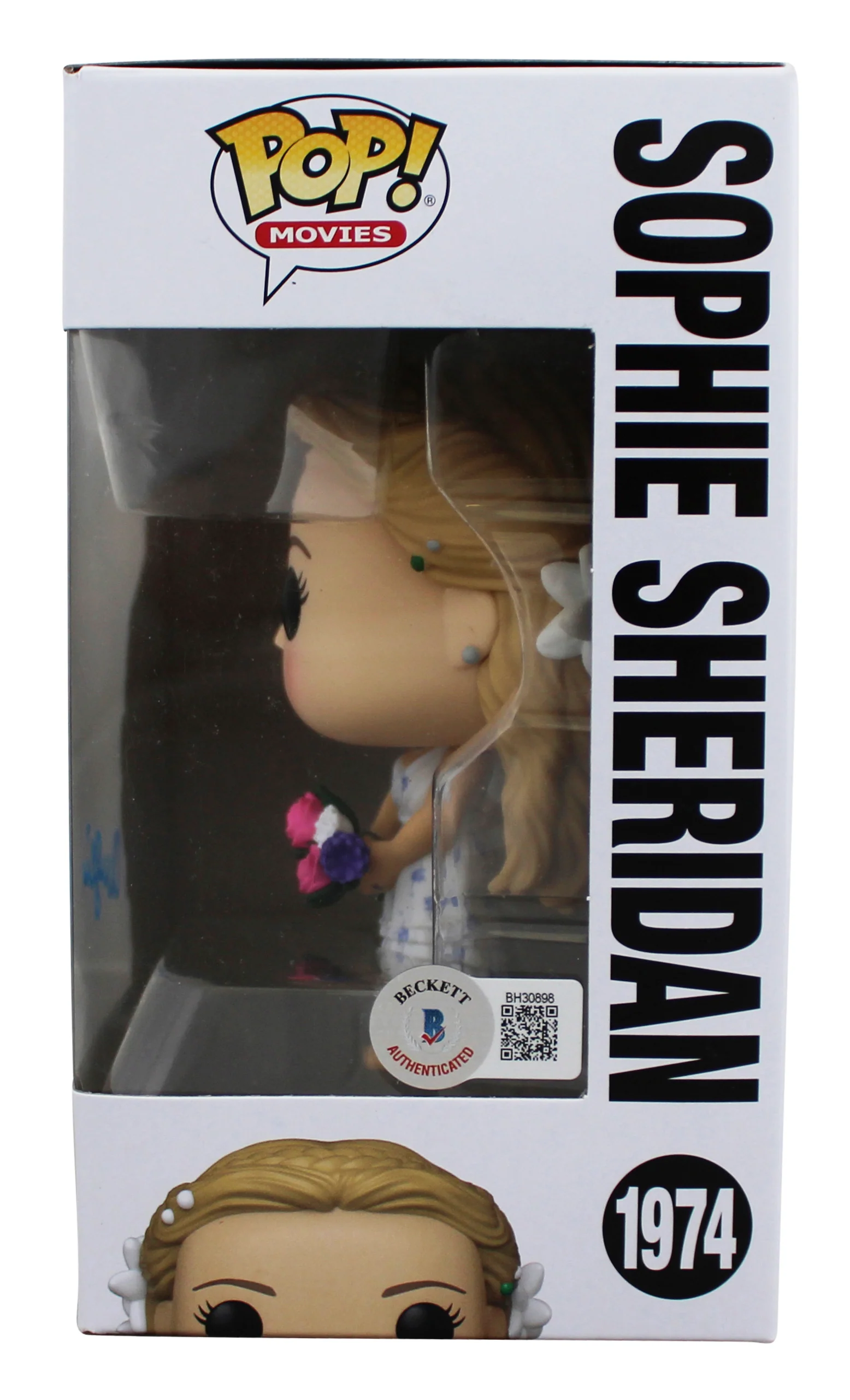 Amanda Seyfried Mamma Mia Signed Sophie #1974 Funko Pop Vinyl Figure BAS - Image 4
