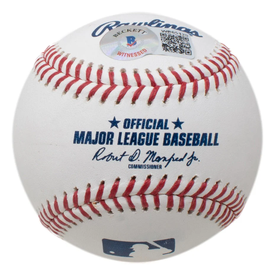 Andre Dawson Chicago Cubs Signed Official MLB Baseball HOF 2010 BAS - Image 2