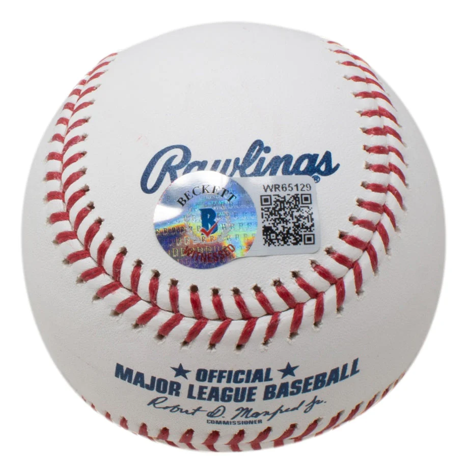 Andre Dawson Chicago Cubs Signed Official MLB Baseball HOF 2010 BAS - Image 3
