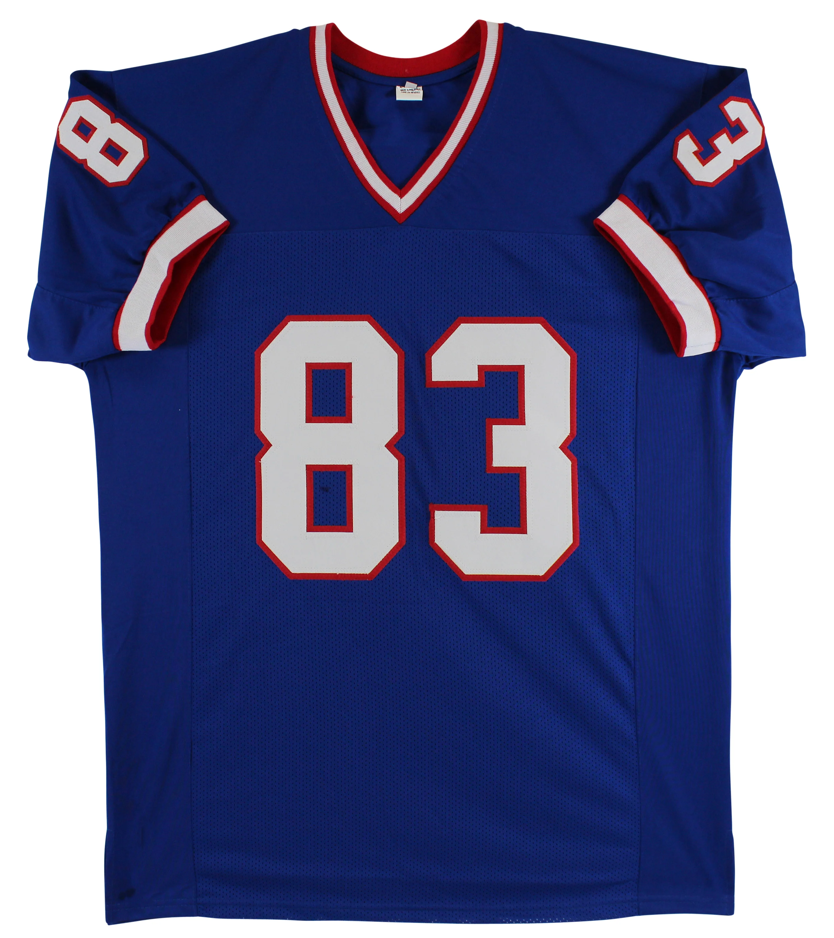 Andre Reed Authentic Signed Blue Pro Style Jersey Autographed BAS Witnessed - Image 4