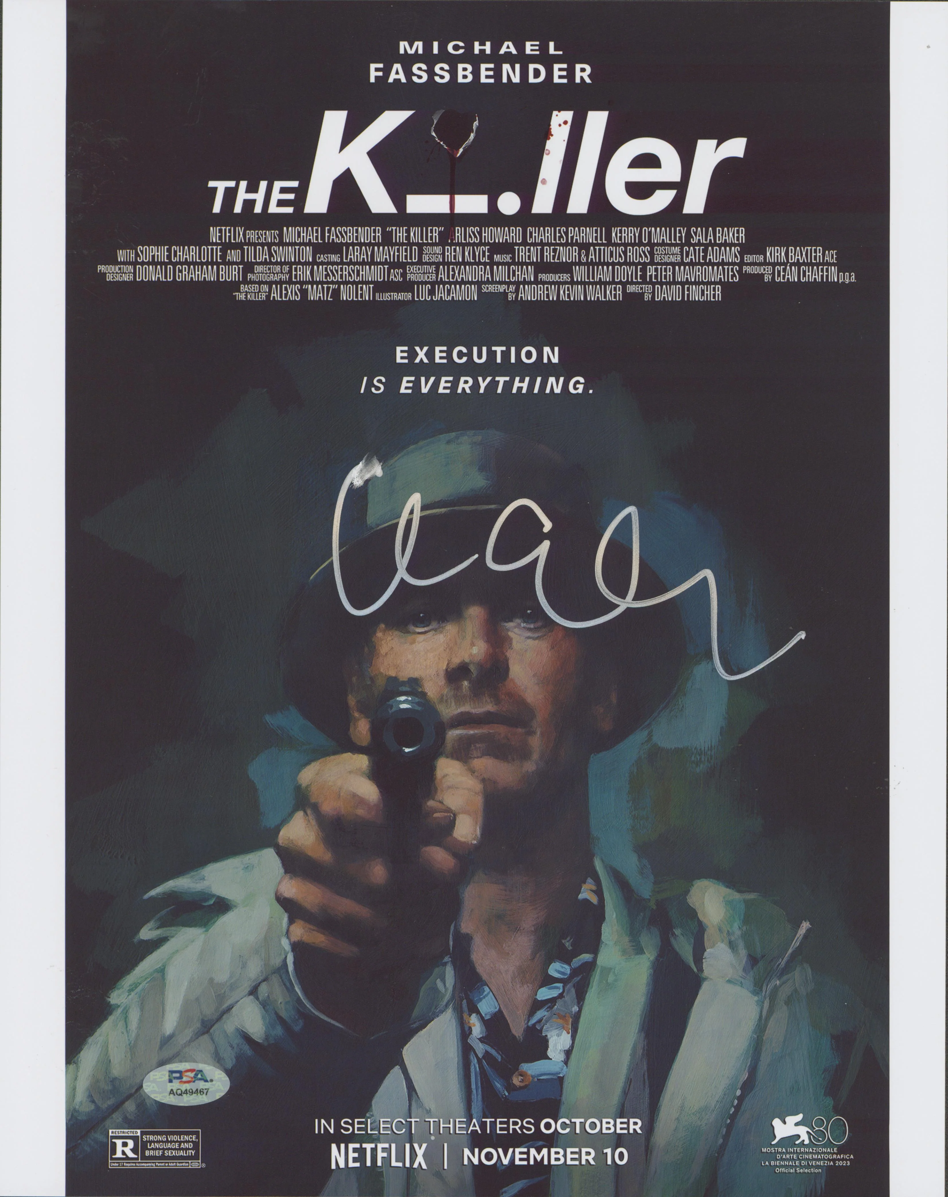 Andrew Kevin Walker The Killer Authentic Signed 11x14 Photo PSA/DNA #AQ49467 - Image 2