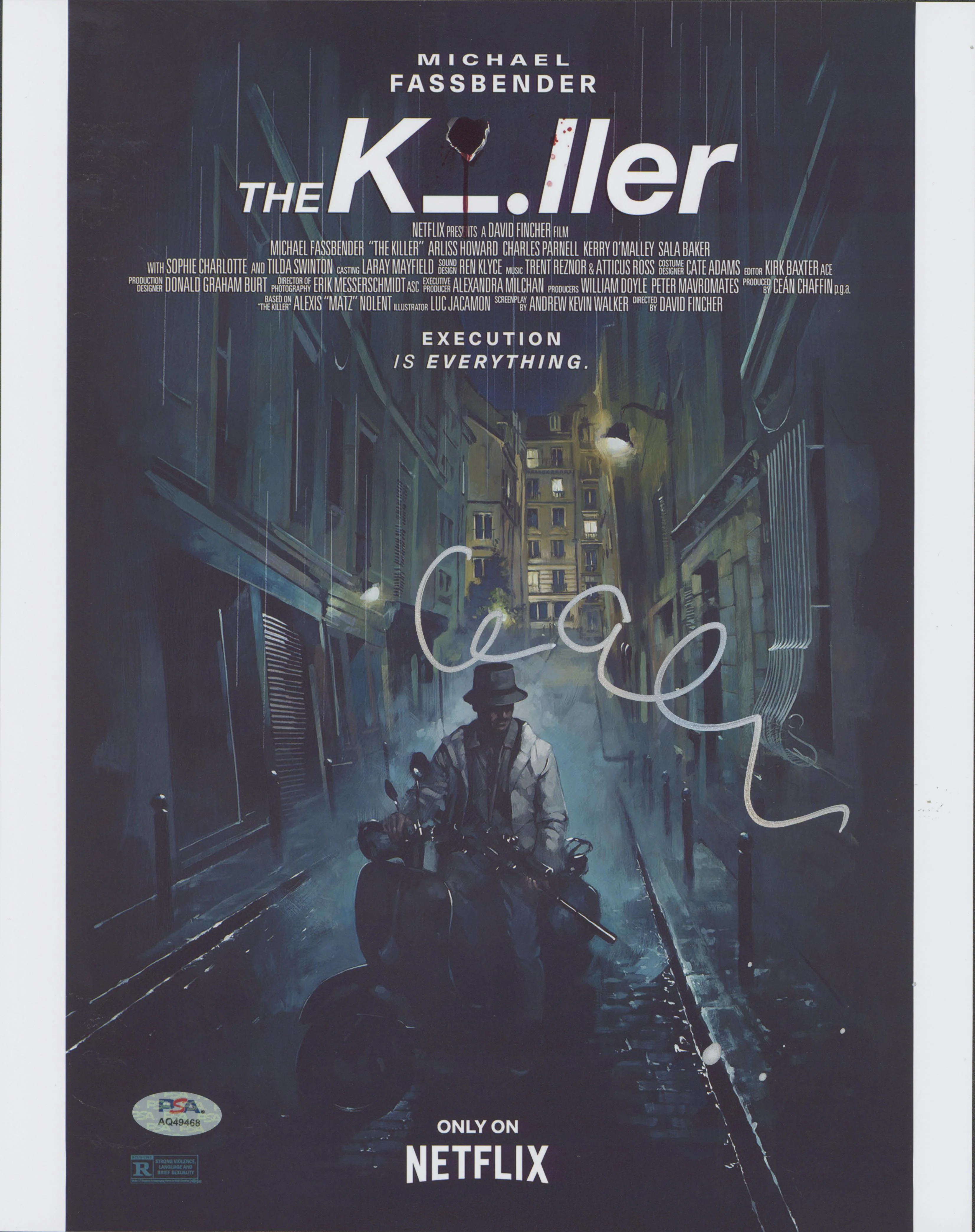 Andrew Kevin Walker The Killer Authentic Signed 11x14 Photo PSA/DNA #AQ49468