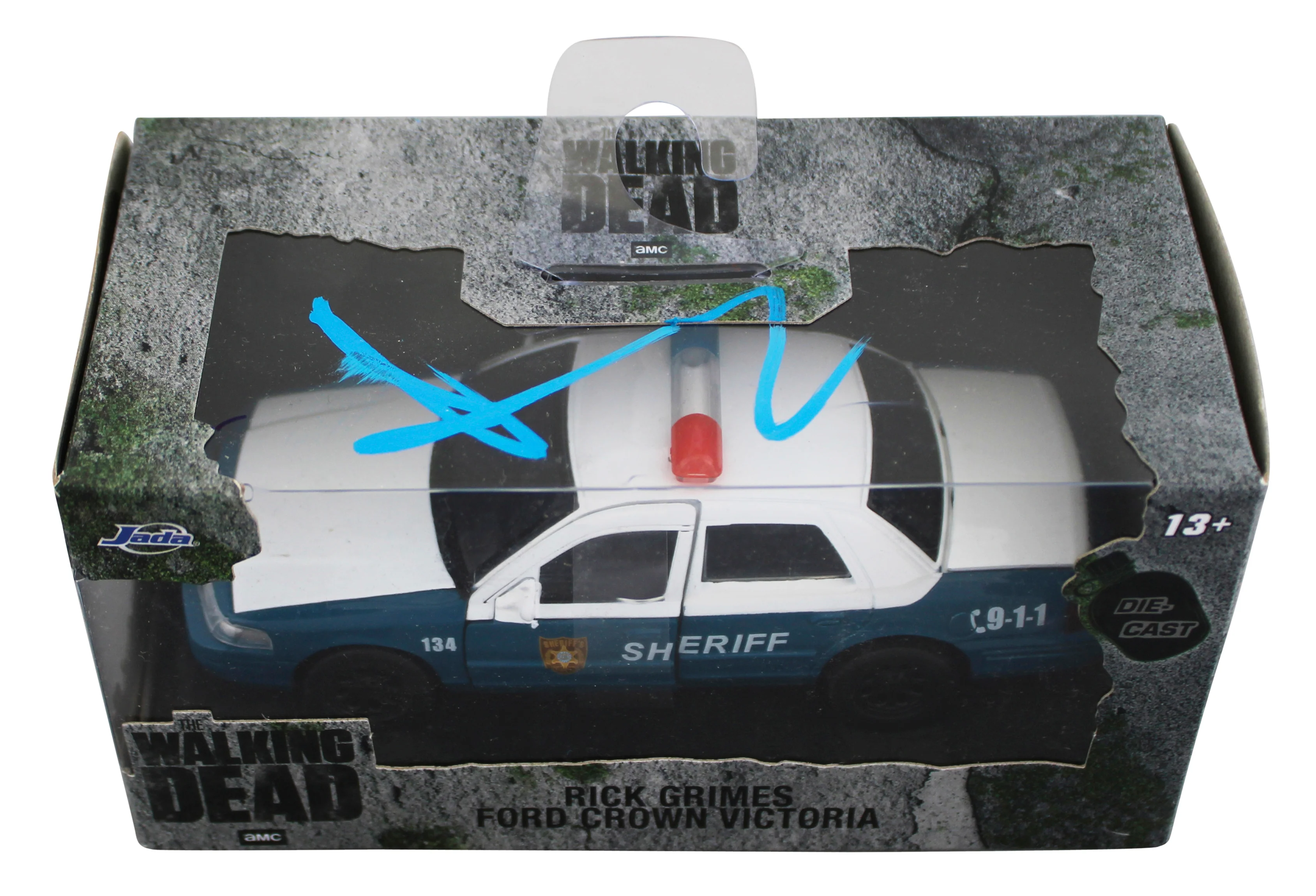 Andrew Lincoln Walking Dead Signed Crown Victoria 1:32 Die Cast Car JSA #AZ65679 - Image 2