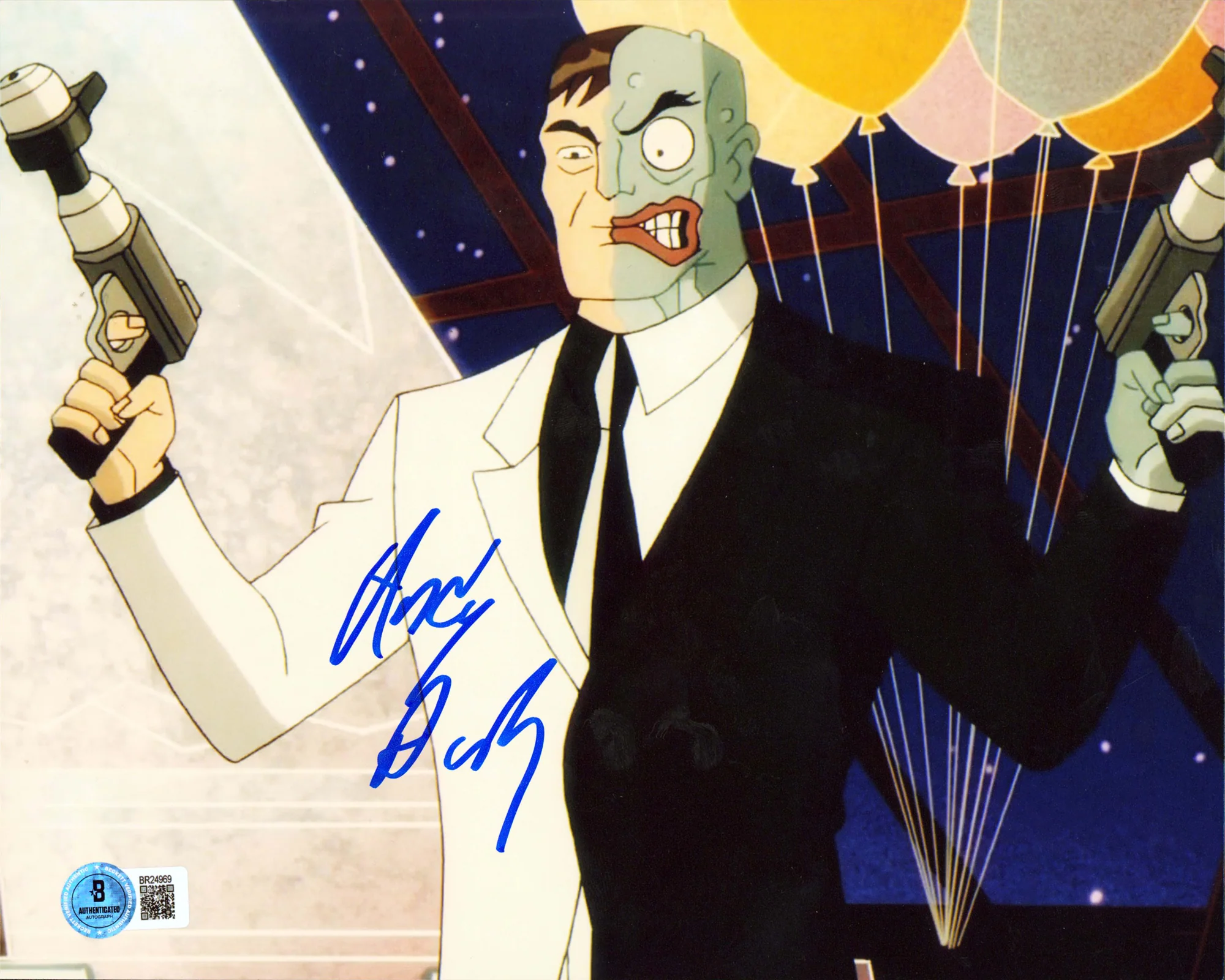 Andy Daly Harley Quinn Batman Authentic Signed 8x10 Vertical Photo BAS #BR24969 - Image 2