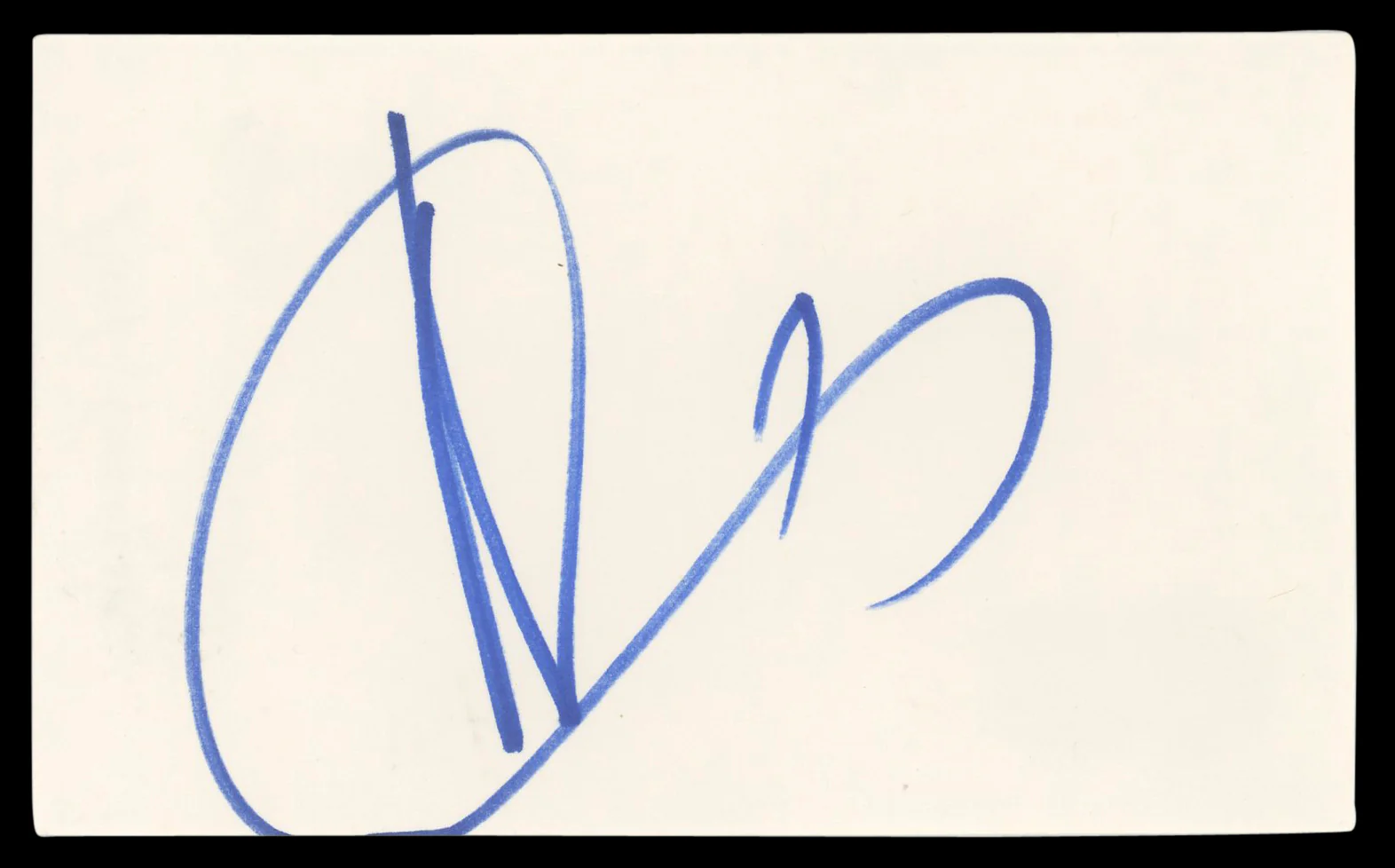 Andy Garcia The Untouchables Authentic Signed 3x5 Index Card BAS #BL96356