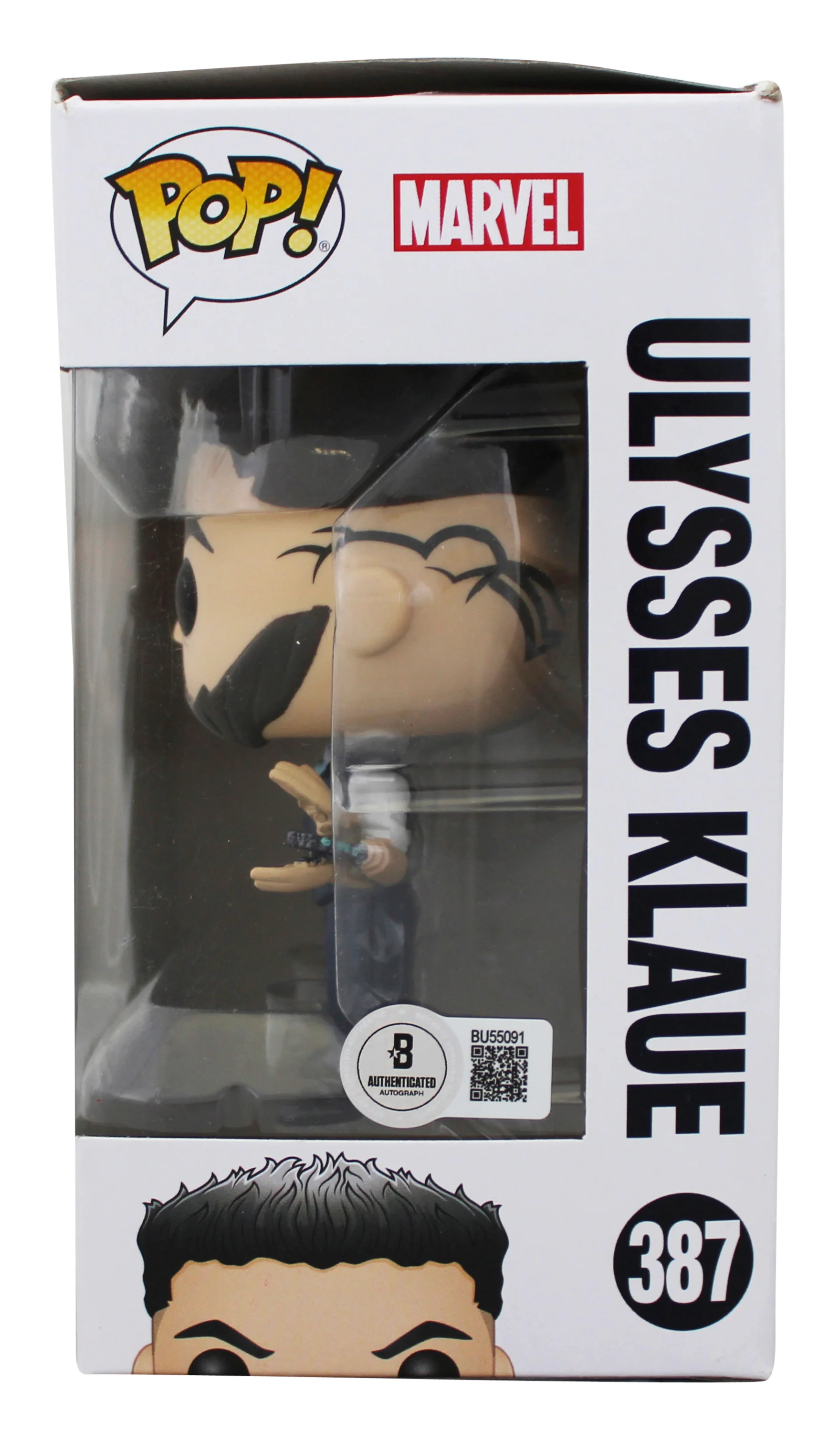 Andy Serkis Black Panther Signed Ulysses Klaue #387 Funko Pop Vinyl Figure BAS - Image 4