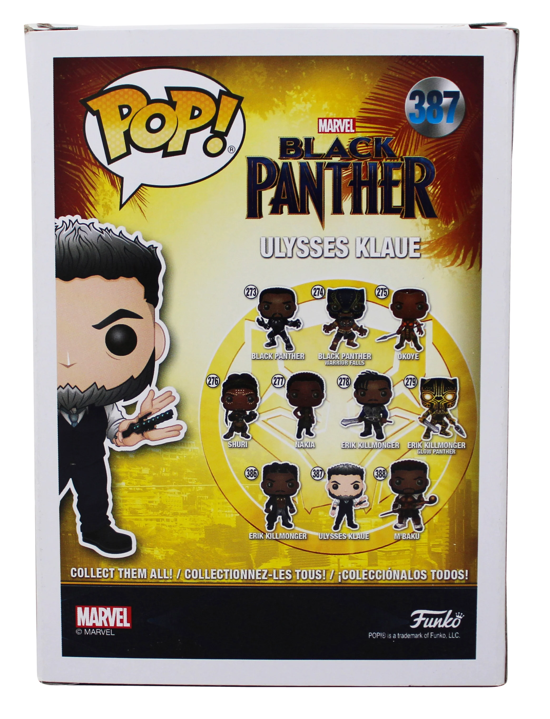 Andy Serkis Black Panther Signed Ulysses Klaue #387 Funko Pop Vinyl Figure BAS - Image 5