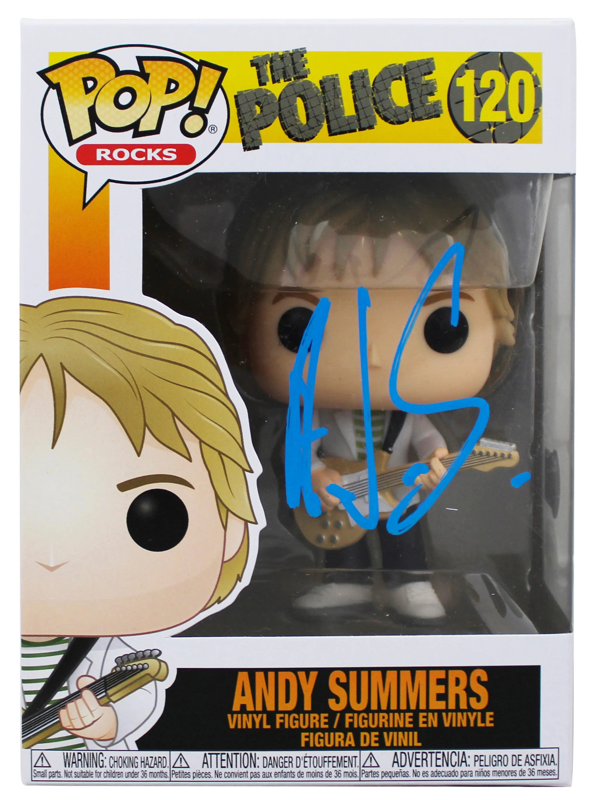 Andy Summers The Police Signed #120 Funko Pop Vinyl Figure BAS #BU55096 - Image 2