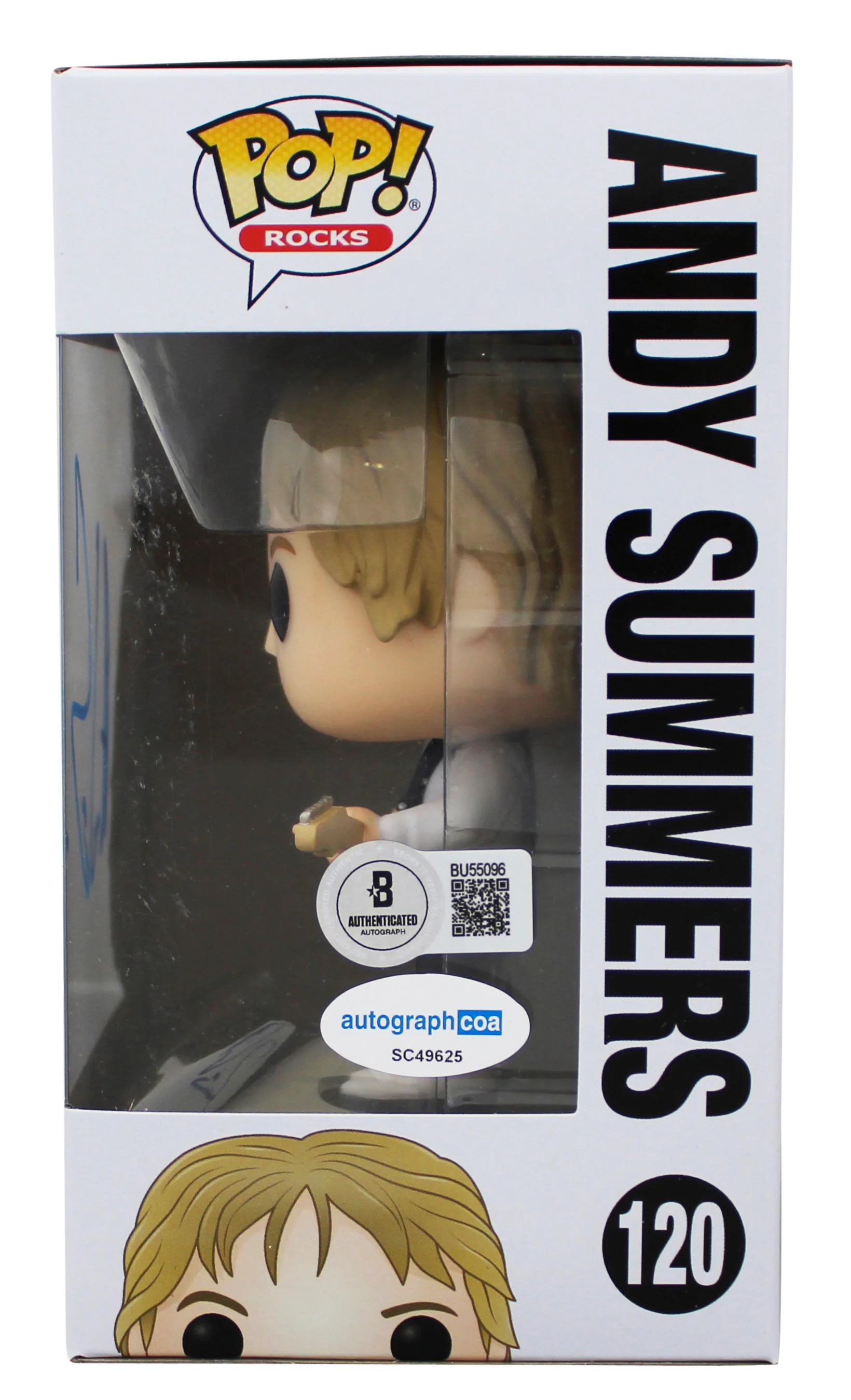 Andy Summers The Police Signed #120 Funko Pop Vinyl Figure BAS #BU55096 - Image 4