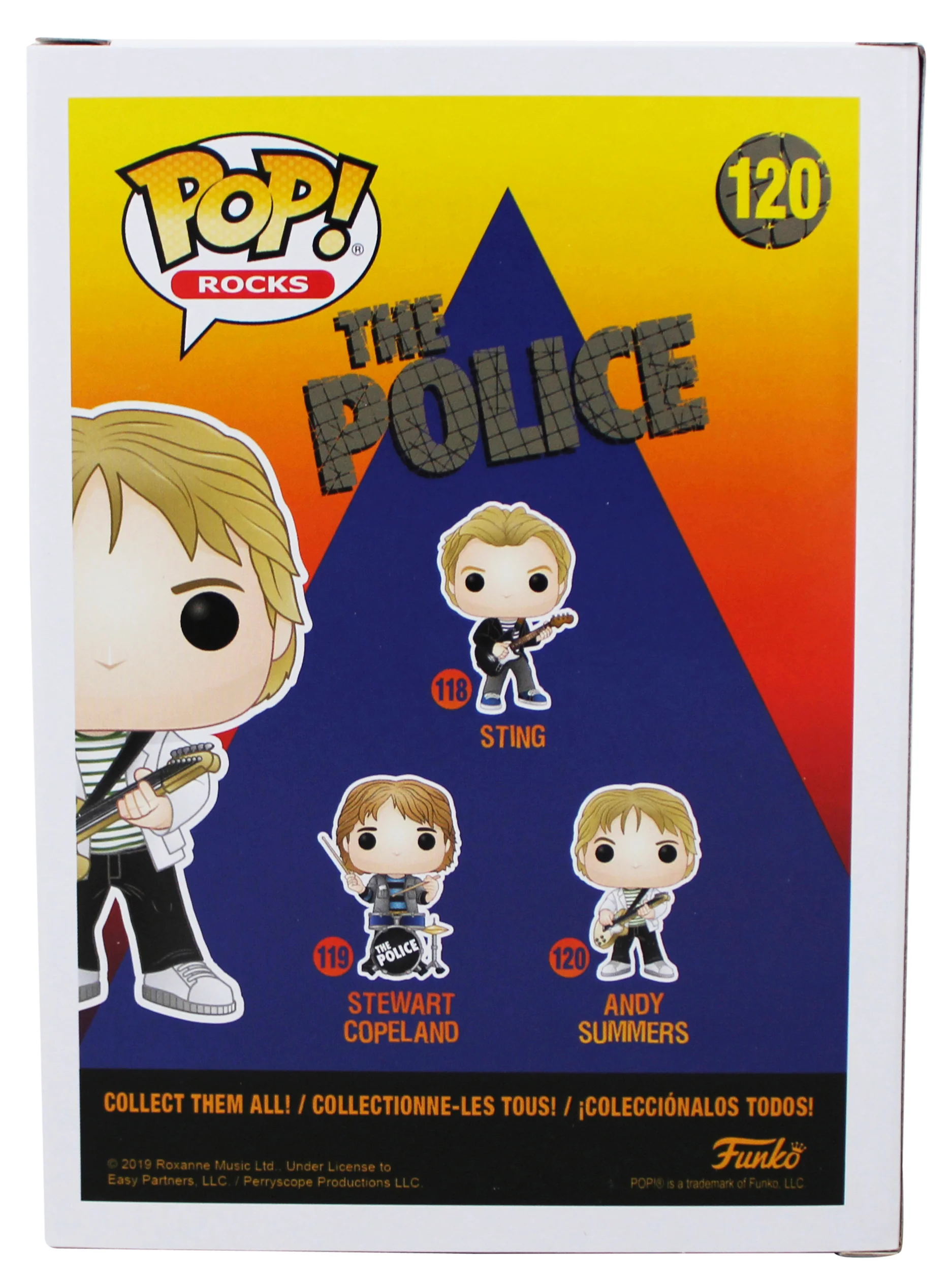 Andy Summers The Police Signed #120 Funko Pop Vinyl Figure BAS #BU55096 - Image 5