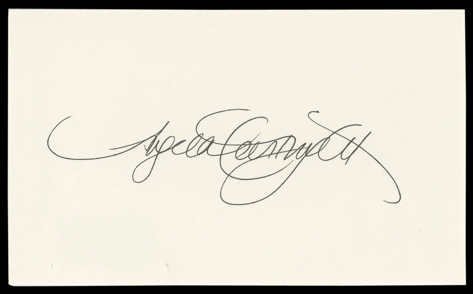 Angela Cartwright The Danny Thomas Show Signed 3x5 Index Card BAS #BM57060 - Image 2