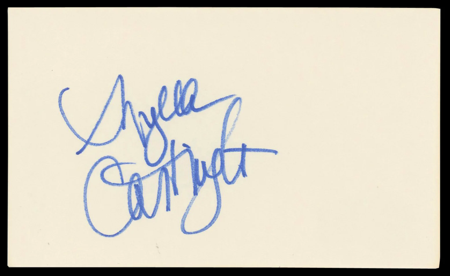Angela Cartwright The Danny Thomas Show Signed 3x5 Index Card BAS #BM57061 - Image 2