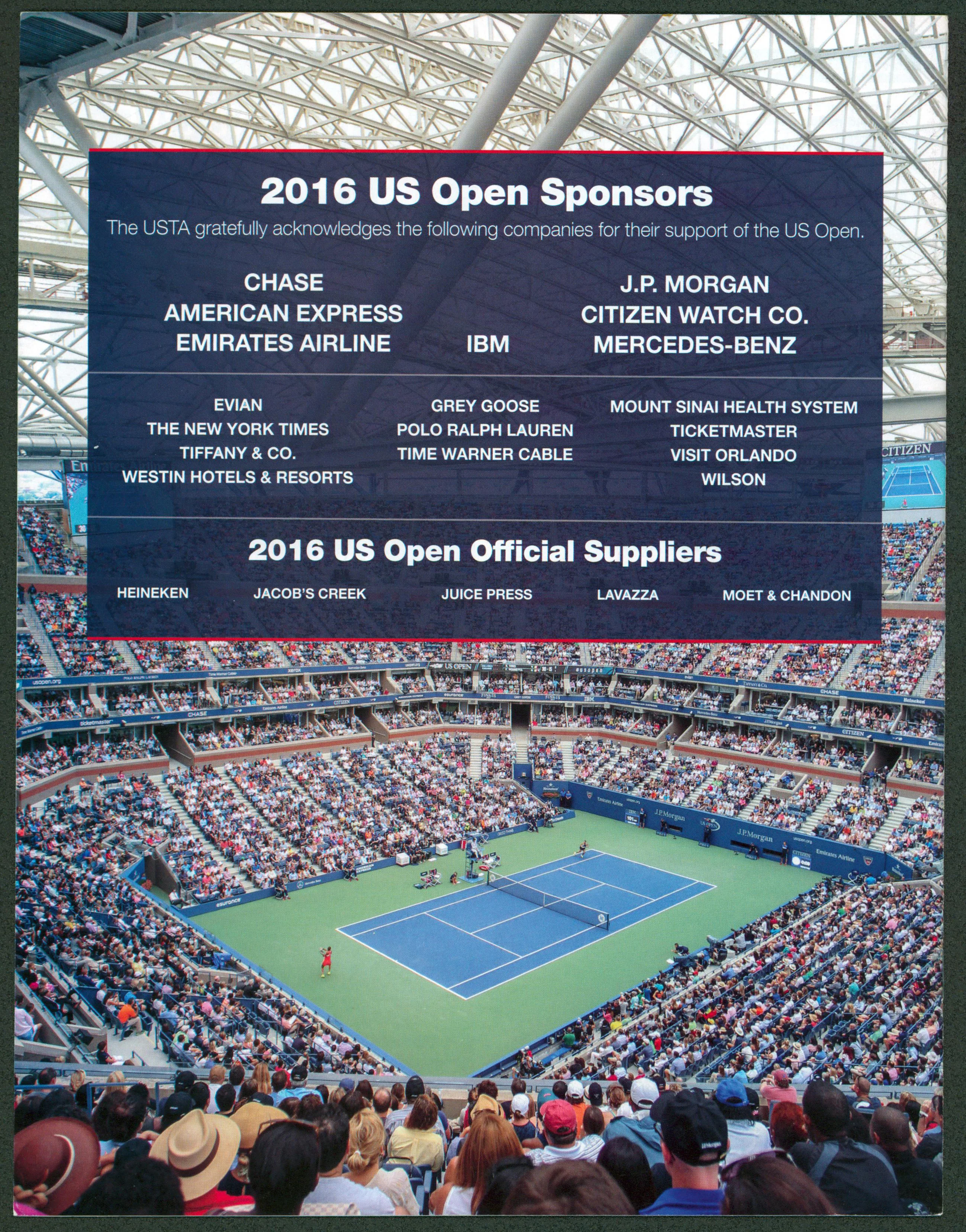 Angelique Kerber & Karolina Pliskova Signed 2016 US Open Program BAS #BG82417 - Image 3