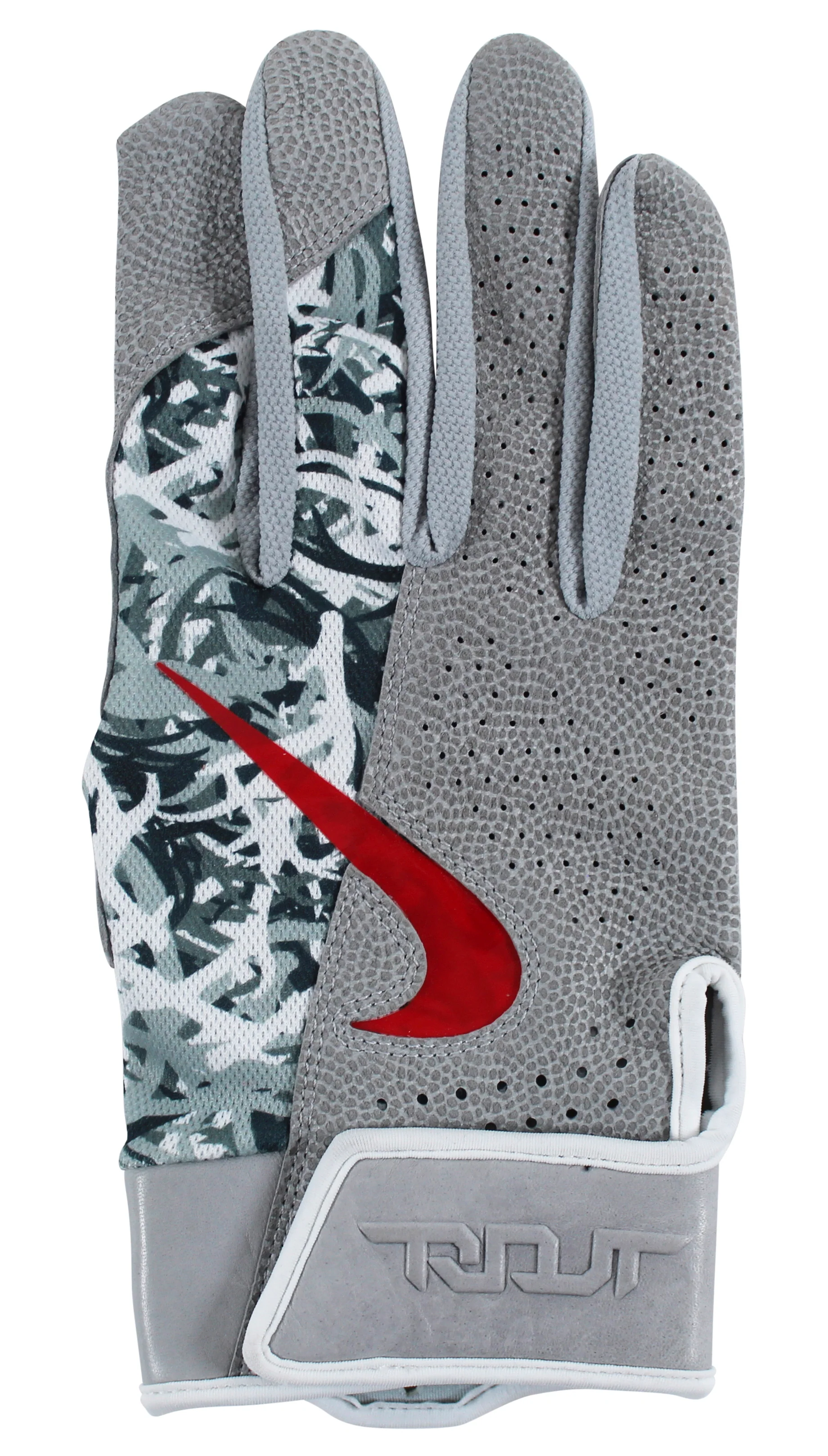 Angels Mike Trout "18 G/U" Signed 2018 Game Used Nike Batting Glove BAS #AB14660 - Image 5