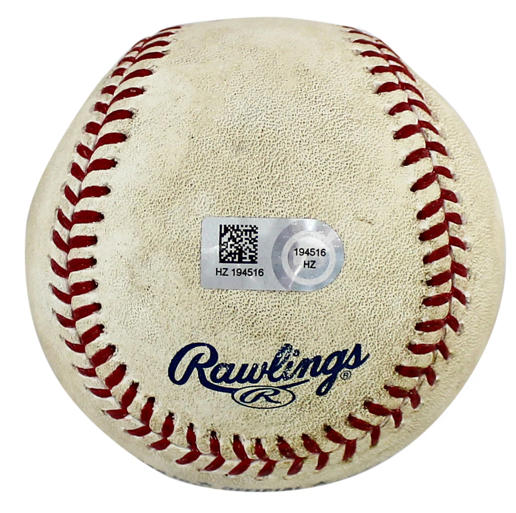 Angels Mike Trout "Hit #421" Signed 4/18/14 Angels Vs Tigers GU OML Baseball MLB - Image 3