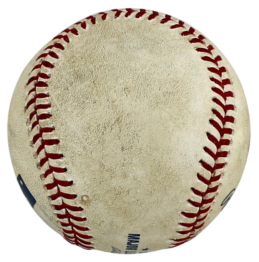 Angels Mike Trout "Hit #421" Signed 4/18/14 Angels Vs Tigers GU OML Baseball MLB - Image 4
