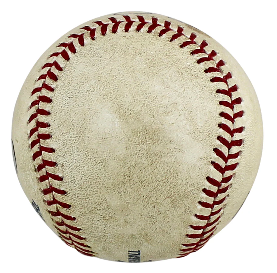 Angels Mike Trout "Hit #421" Signed 4/18/14 Angels Vs Tigers GU OML Baseball MLB - Image 5