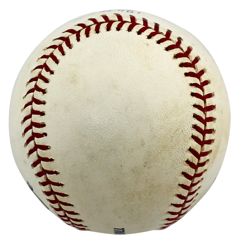 Angels Mike Trout "Hit 481" Signed 6/22/14 Angels Vs Rangers GU Oml Baseball MLB - Image 5