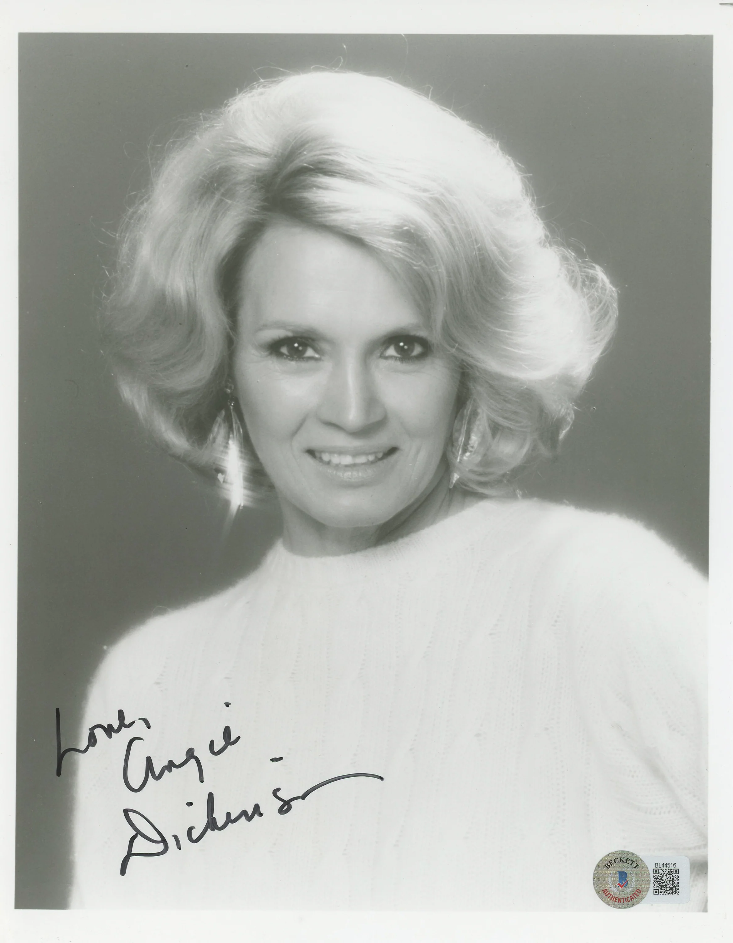 Angie Dickinson Rio Bravo "Love" Authentic Signed 8x10 Photo BAS #BL44516