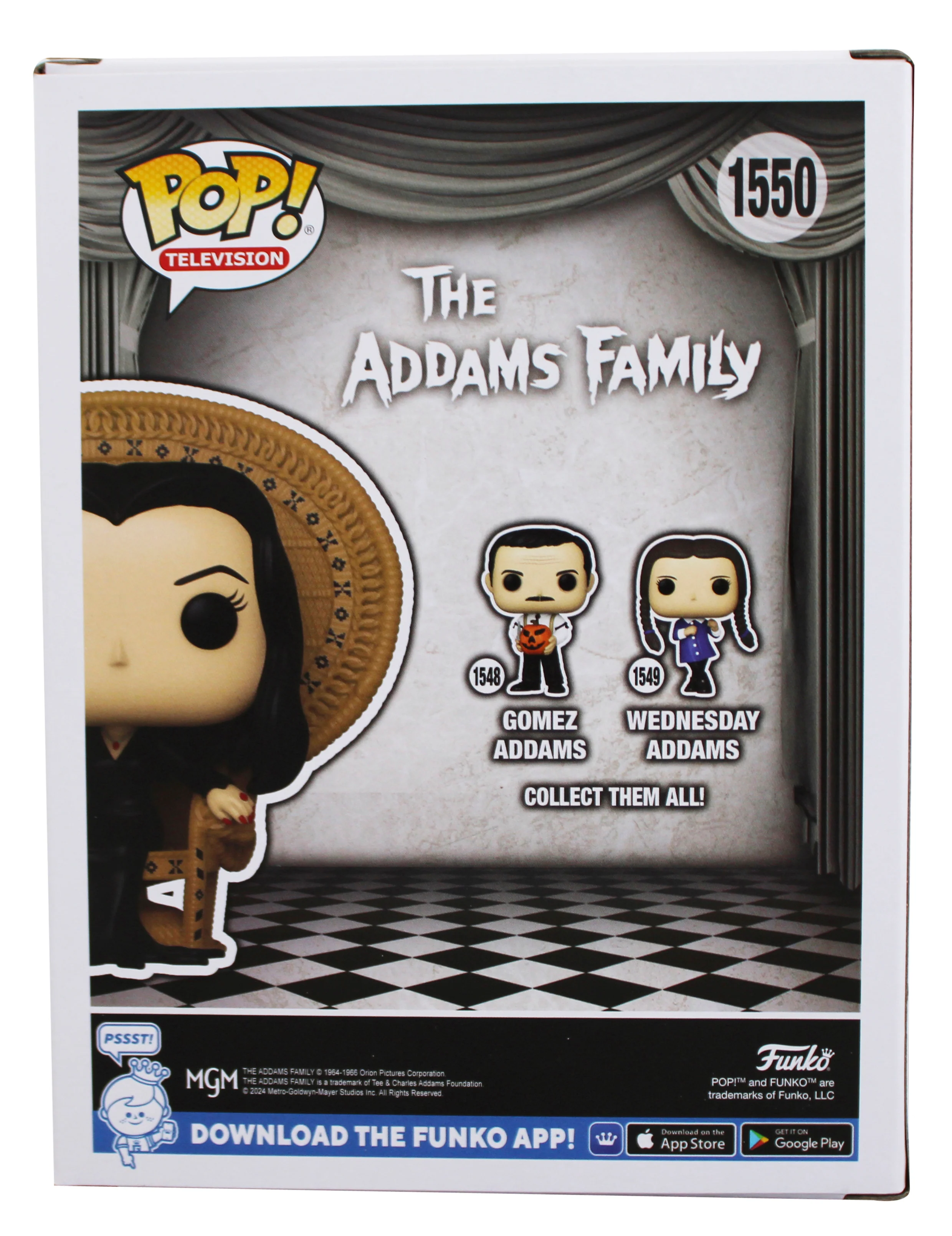 Anjelica Huston Signed Morticia Addams #1550 Funko Pop Vinyl Figure BAS #BU55067 - Image 6
