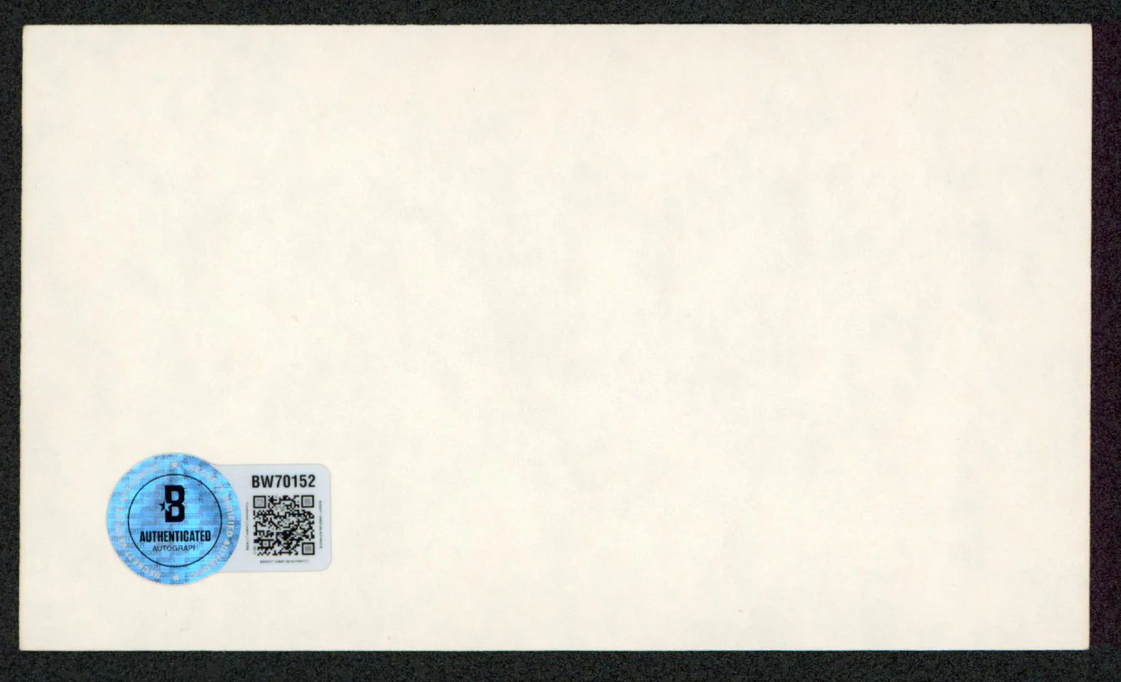 Ann Turkel Cassandra Crossing "Best Wishes" Signed 3x5 Index Card BAS #BW70152 - Image 3