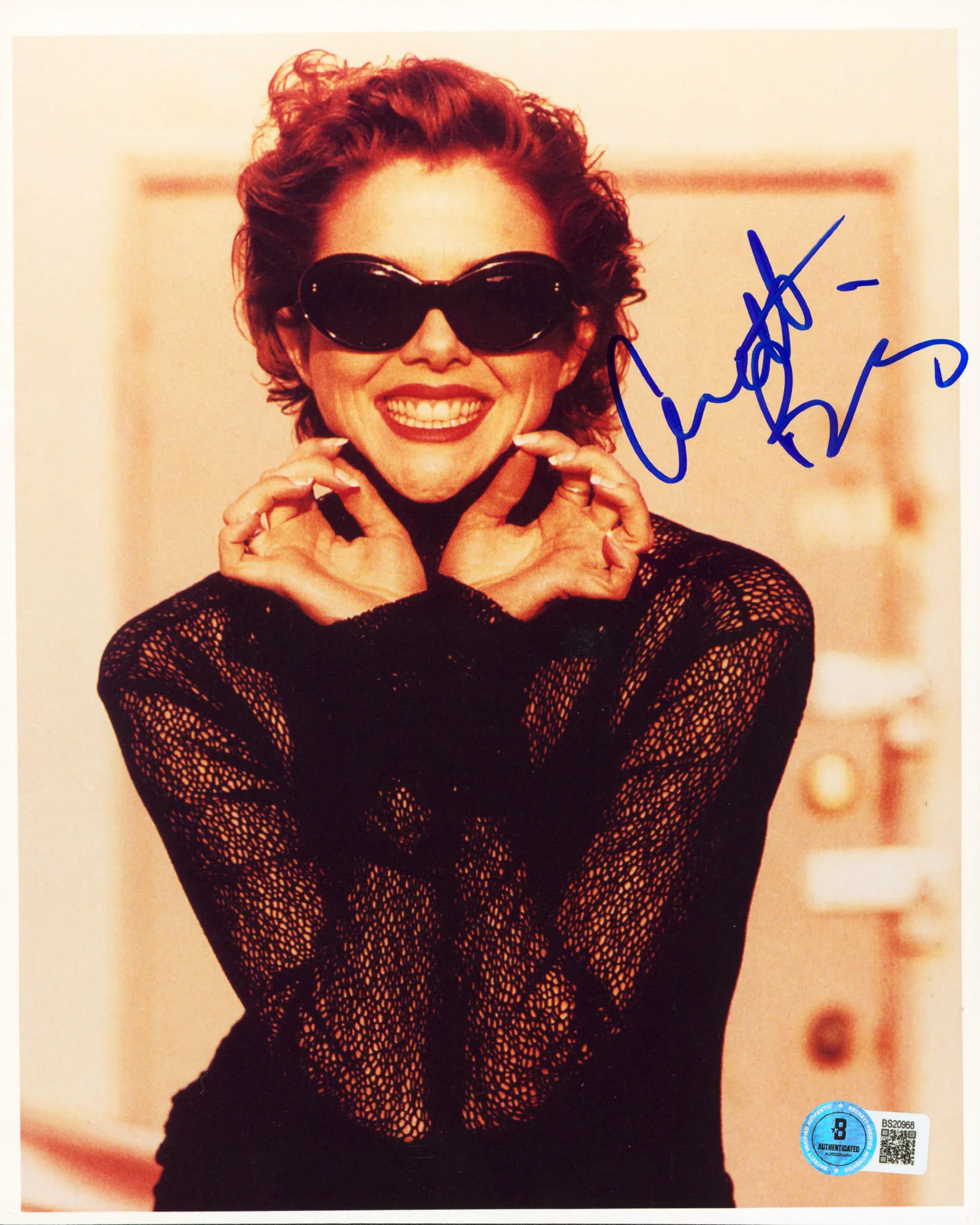 Annette Bening American Beauty Authentic Signed 8x10 Vertical Photo BAS #BS20968 - Image 2