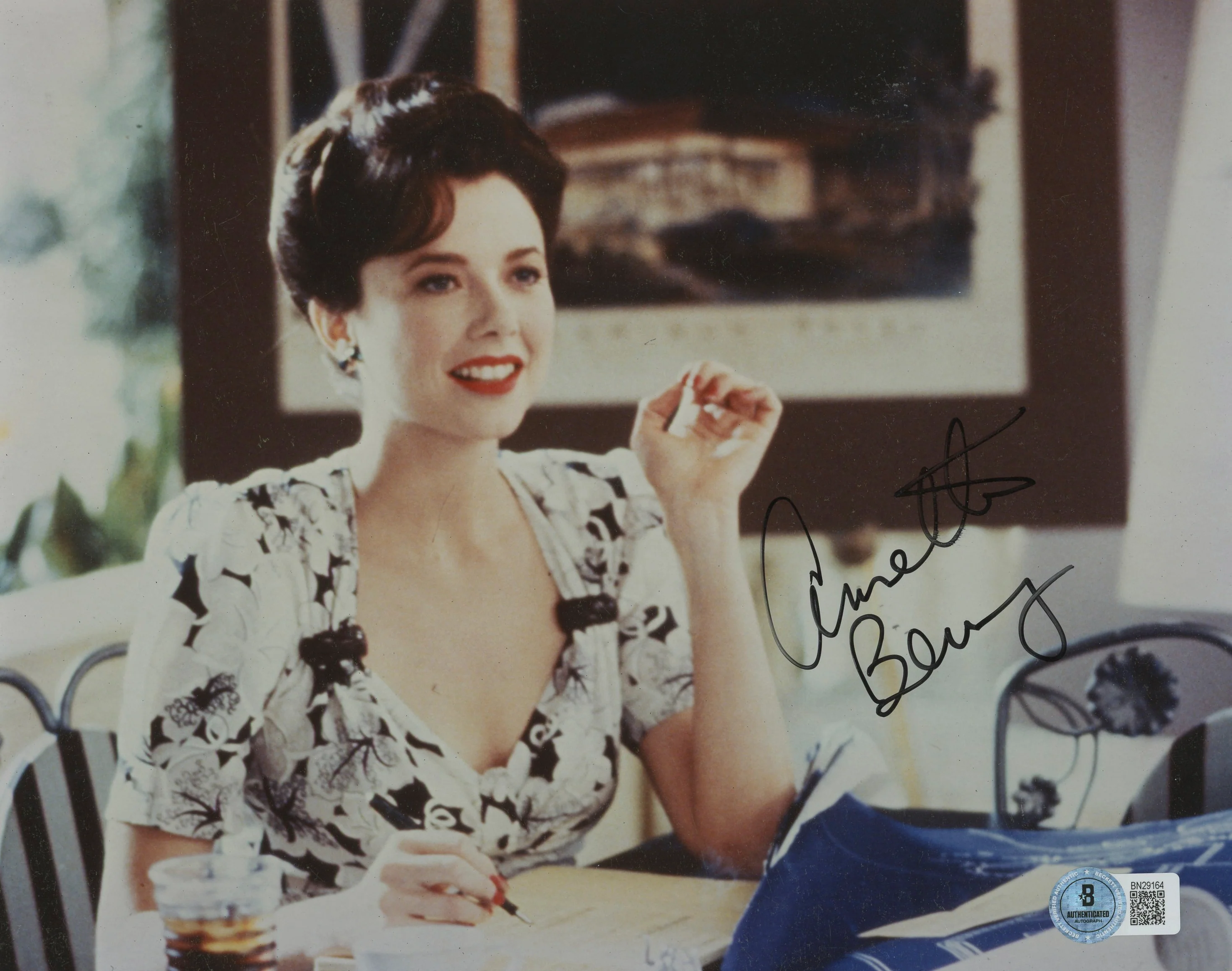 Annette Bening Bugsy Authentic Signed 8x10 Photo Autographed BAS #BN29164 - Image 2