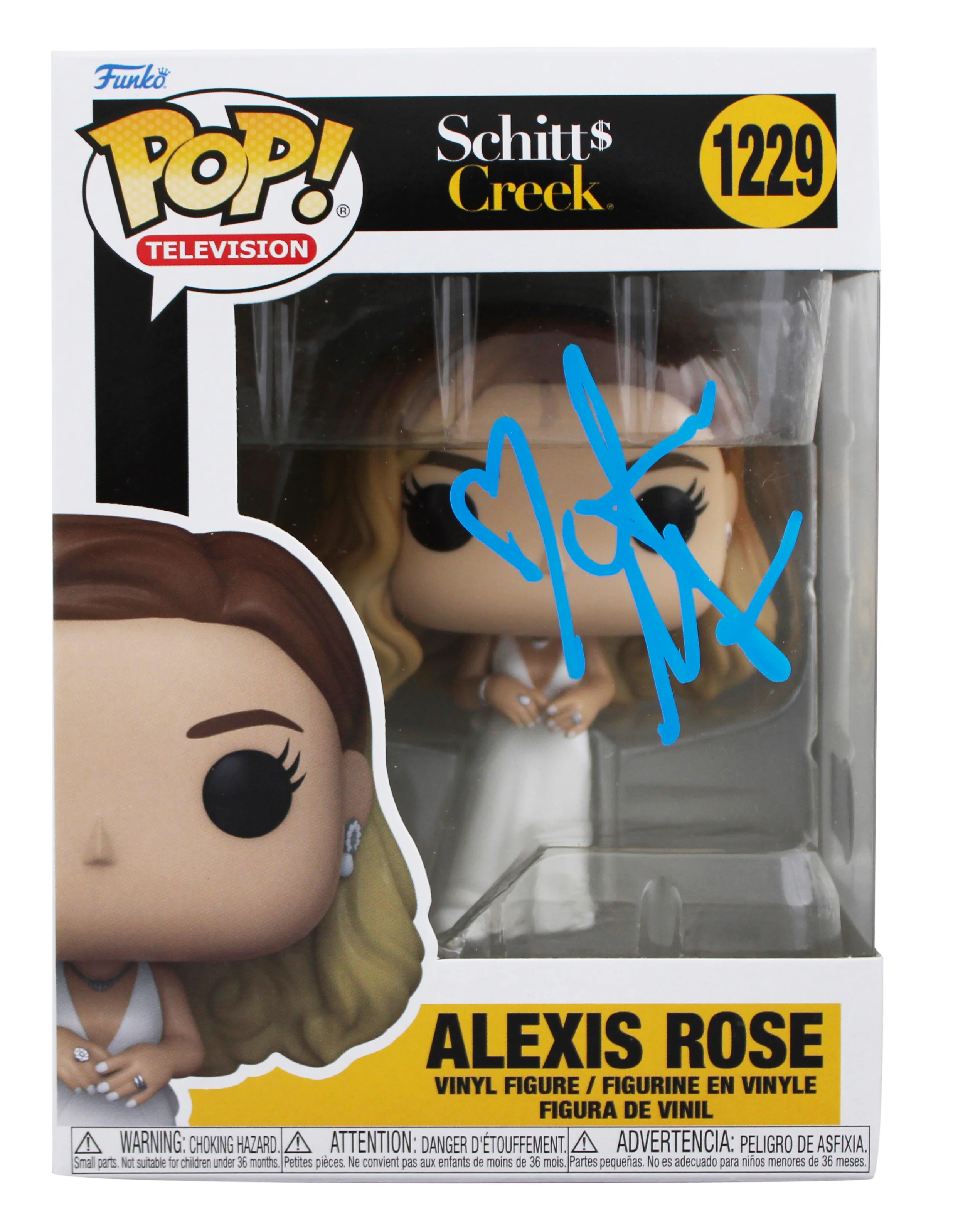 Annie Murphy Schitt's Creek Signed Alexis Rose #1229 Funko Pop Vinyl Figure BAS - Image 2