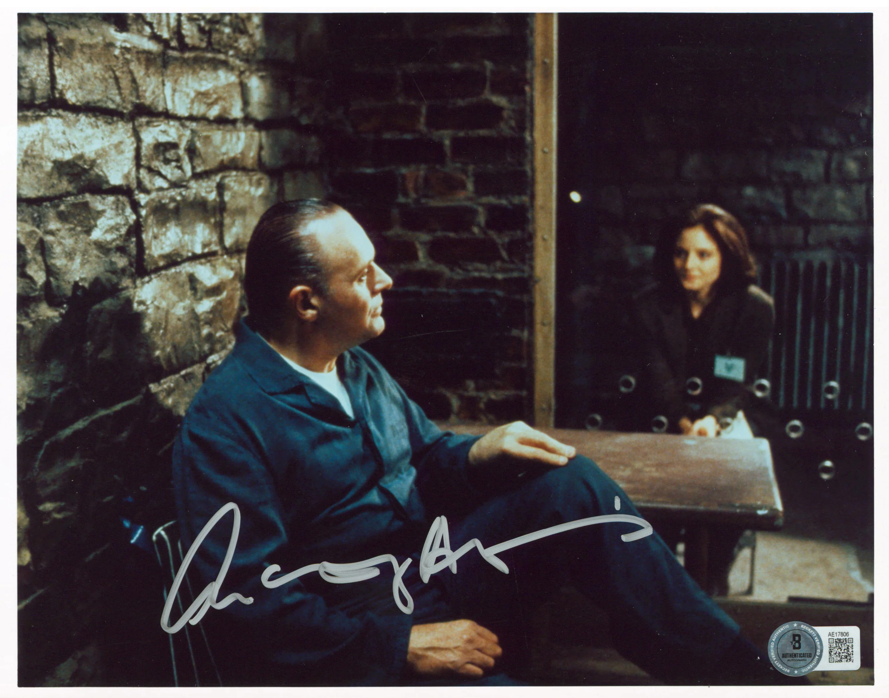 Anthony Hopkins The Silence of the Lambs Signed 8x10 Photo BAS #AE17806 - Image 2