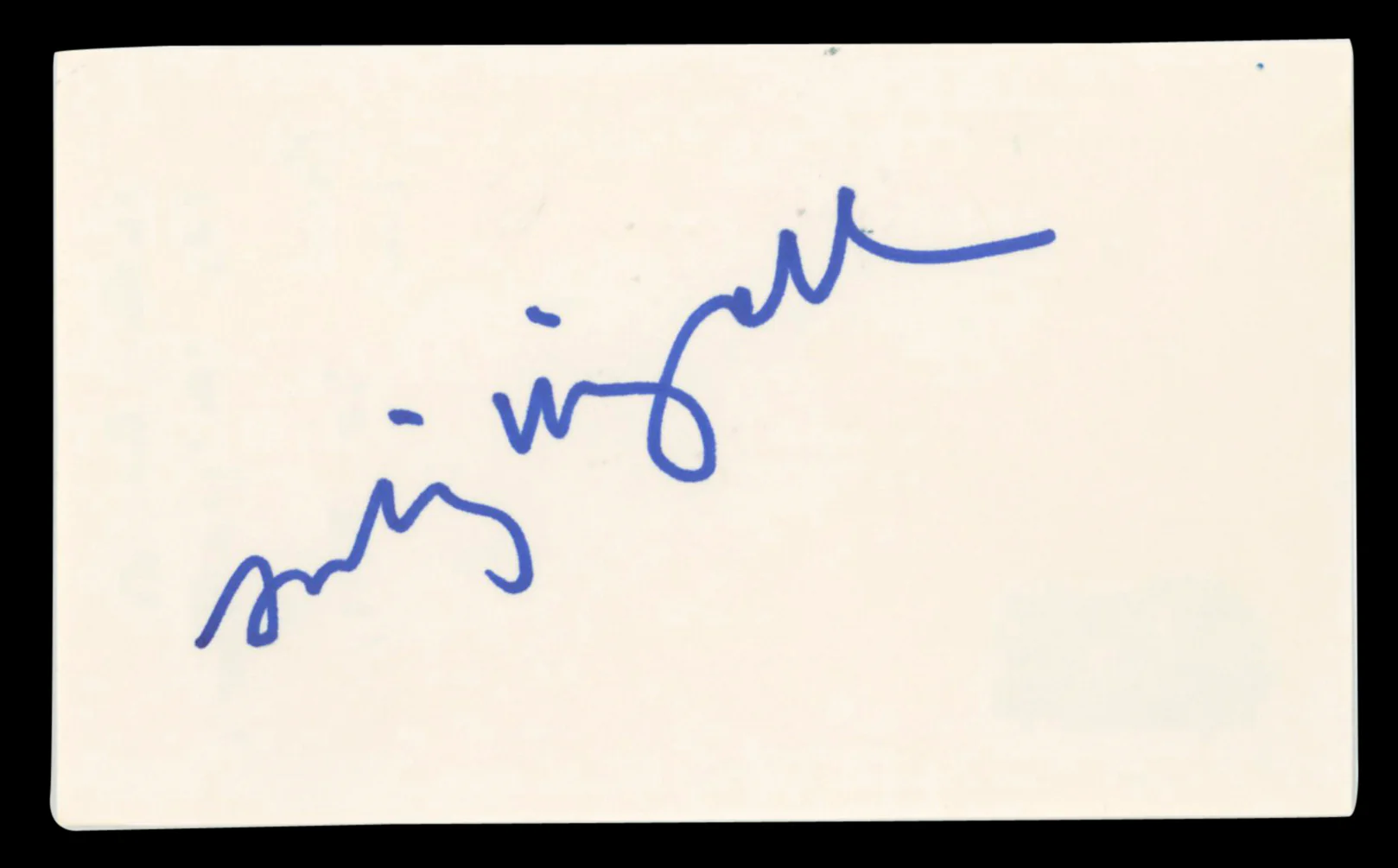 Anthony Minghella Authentic Signed 3x5 Index Card Autographed BAS #BV03253 - Image 2