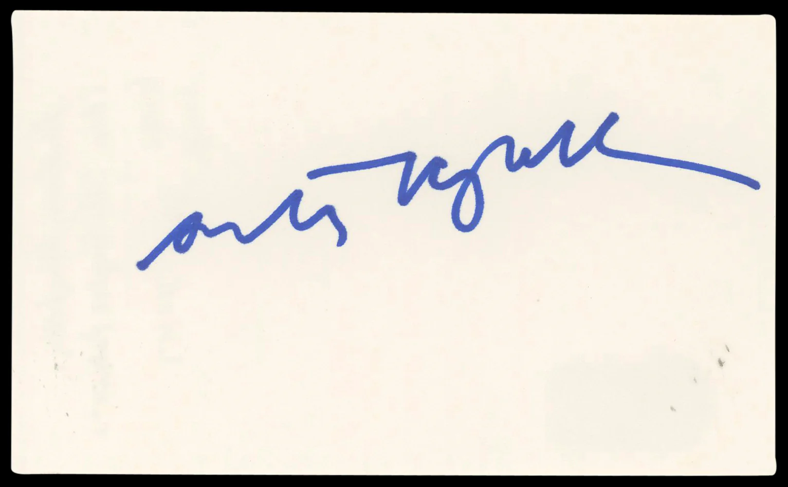 Anthony Minghella The English Patient Signed 3x5 Index Card BAS #BN89119 - Image 2