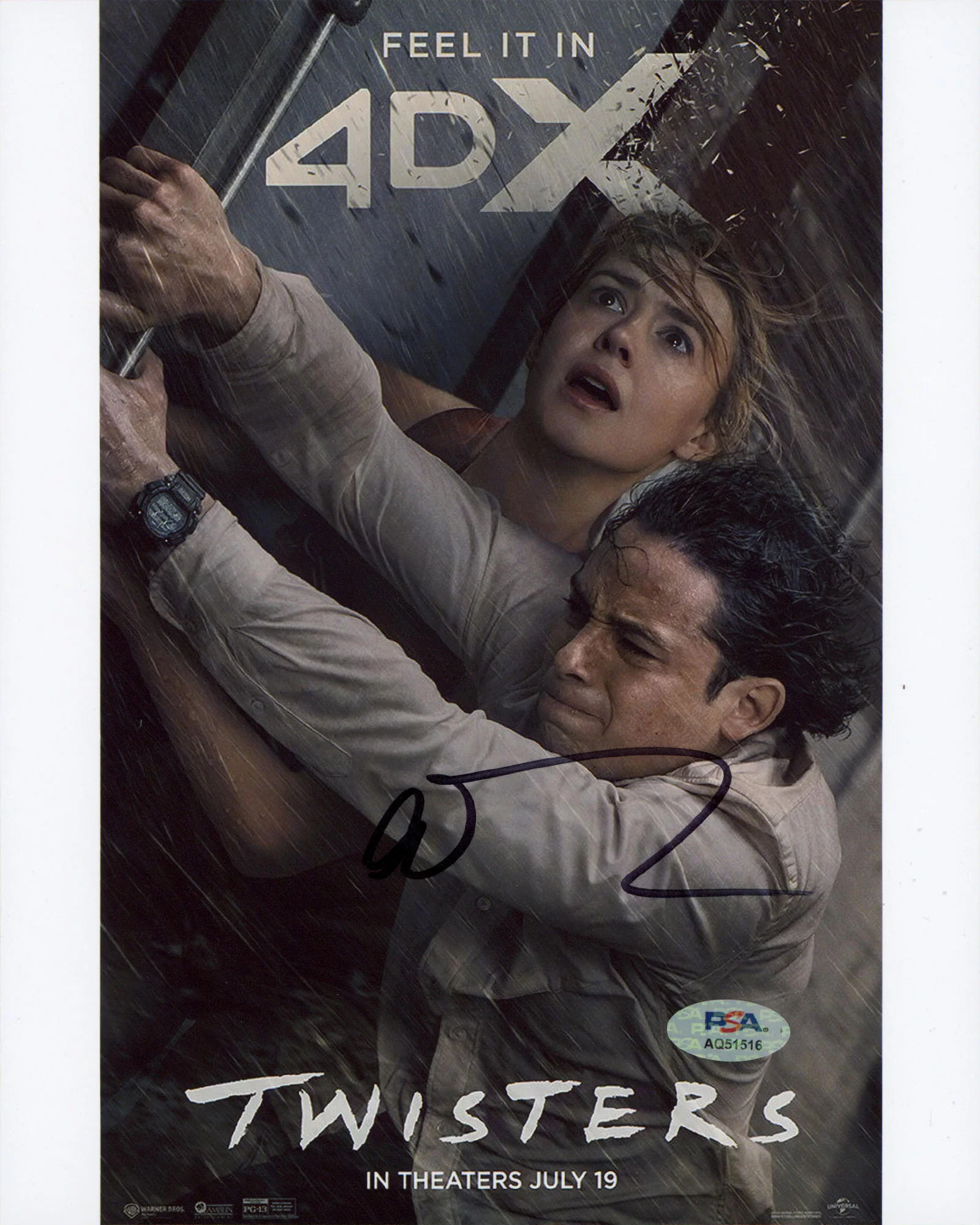 Anthony Ramos Twisters Authentic Signed 8x10 Vertical Photo PSA/DNA #AQ51516 - Image 2