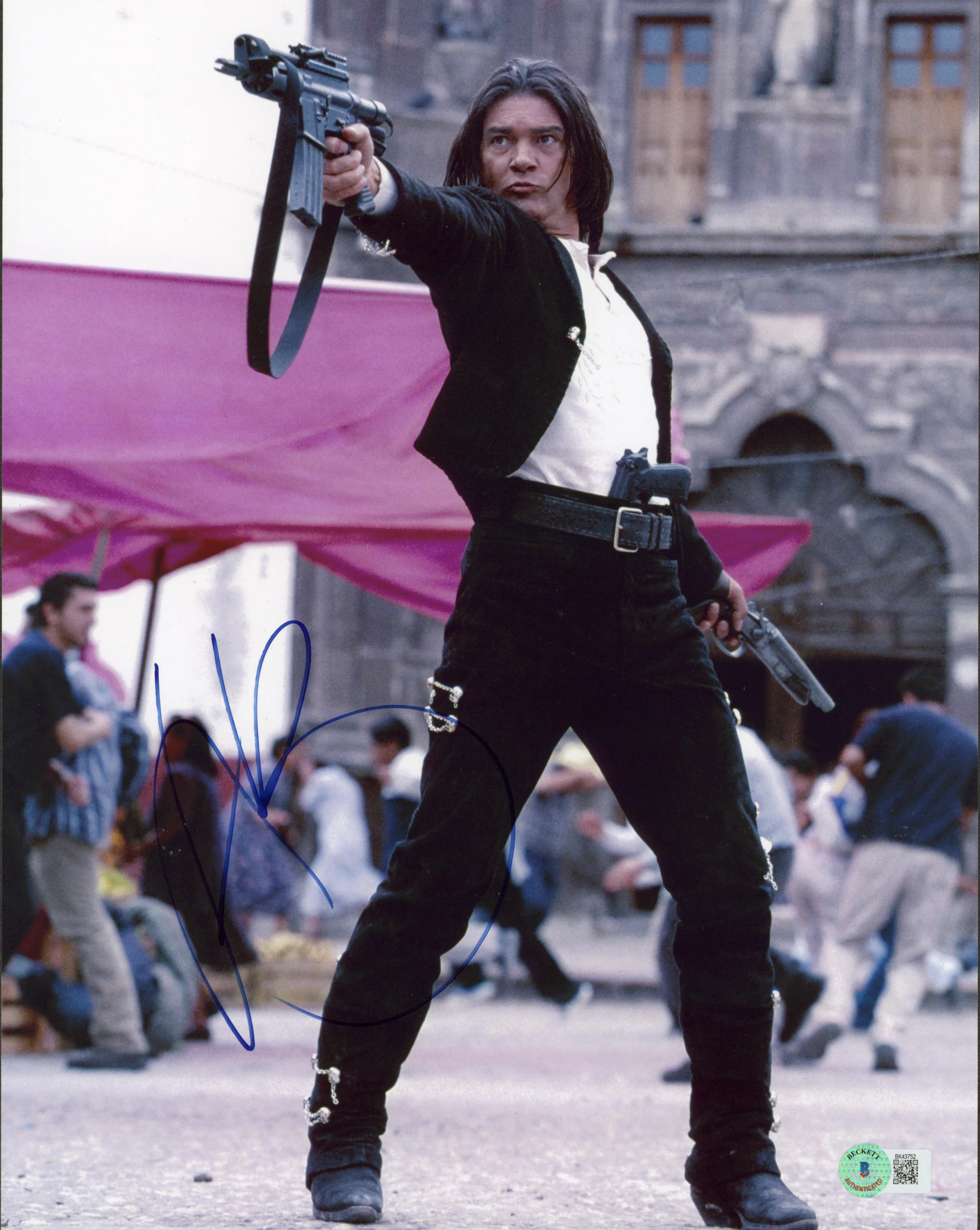 Antonio Banderas Desperado Authentic Signed 11x14 Photo Autographed BAS #BK43752 - Image 2