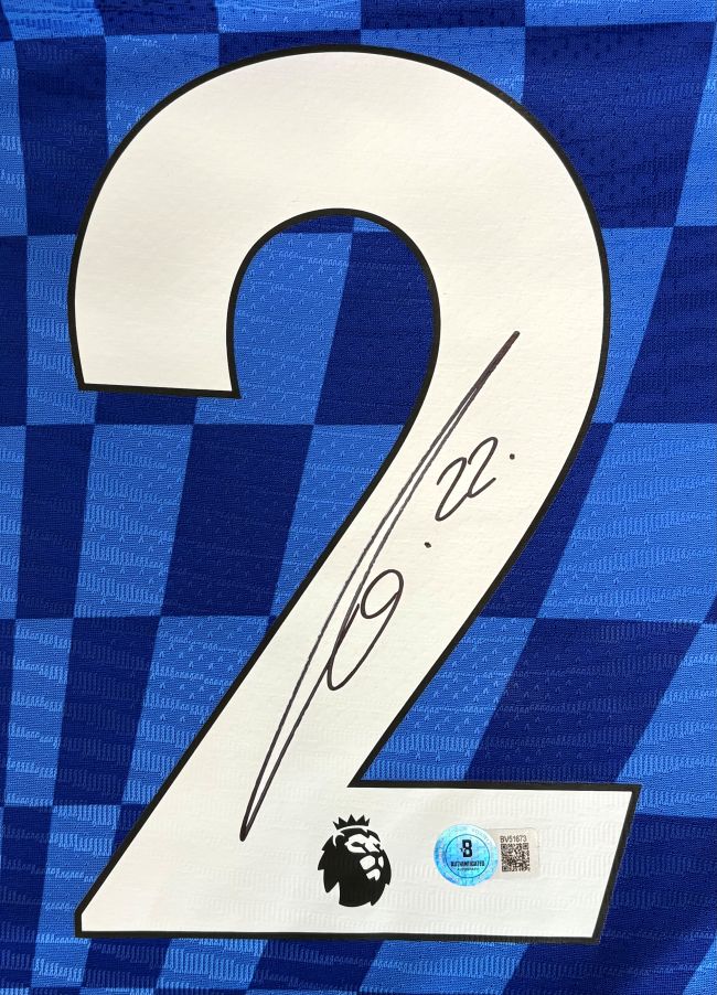 Antonio Rudiger Signed Chelsea Nike Soccer Jersey BAS - Image 2