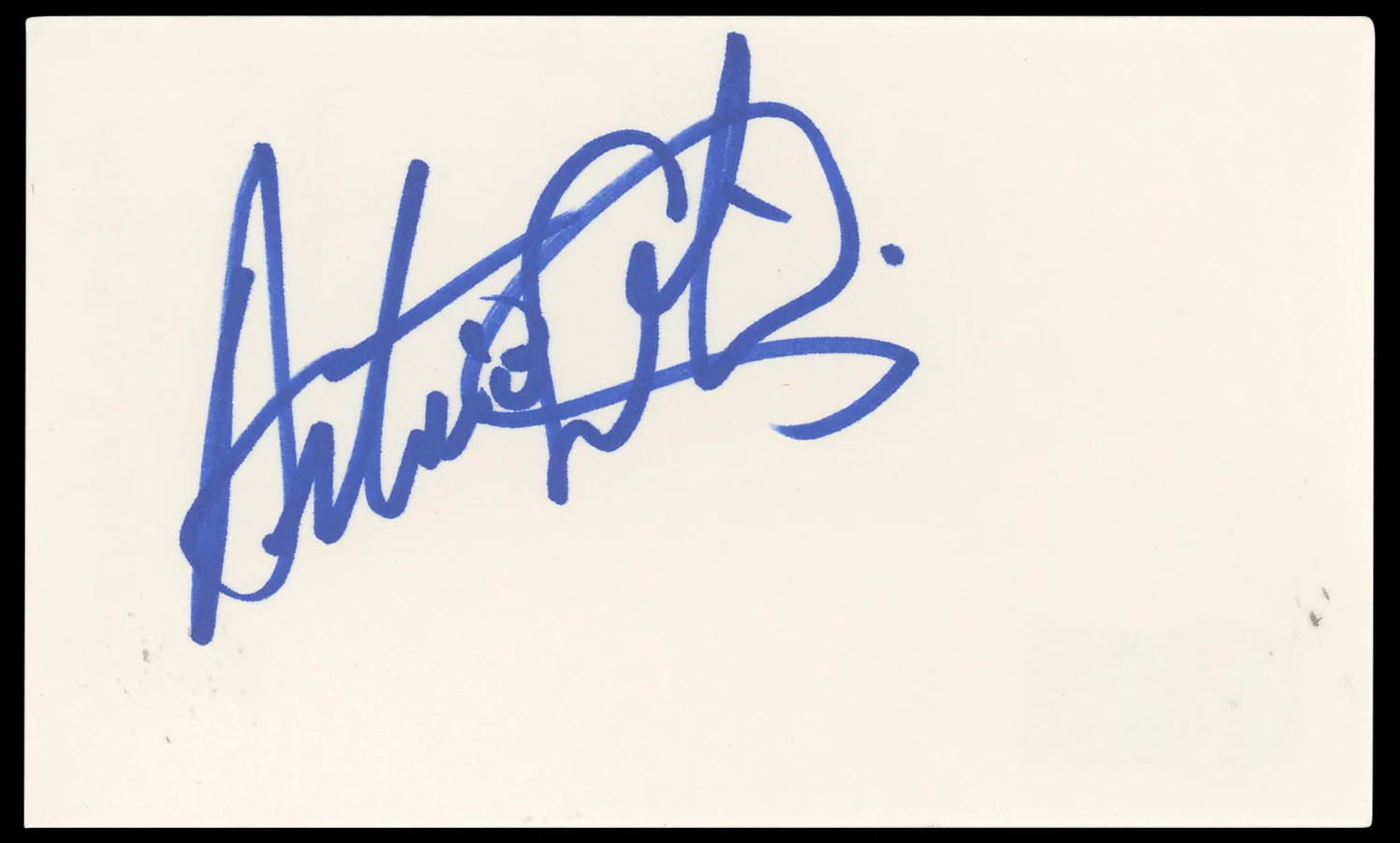 Antonio Sabato Jr. General Hospital Authentic Signed 3x5 Index Card BAS #BP50593 - Image 2