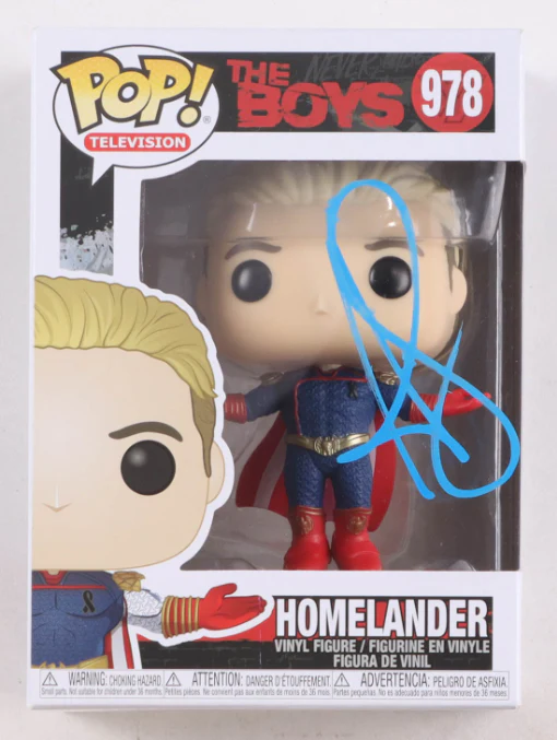 Anthony Starr Signed "The Boys" #978 Homelander Funko Pop! Vinyl Figure - PSA